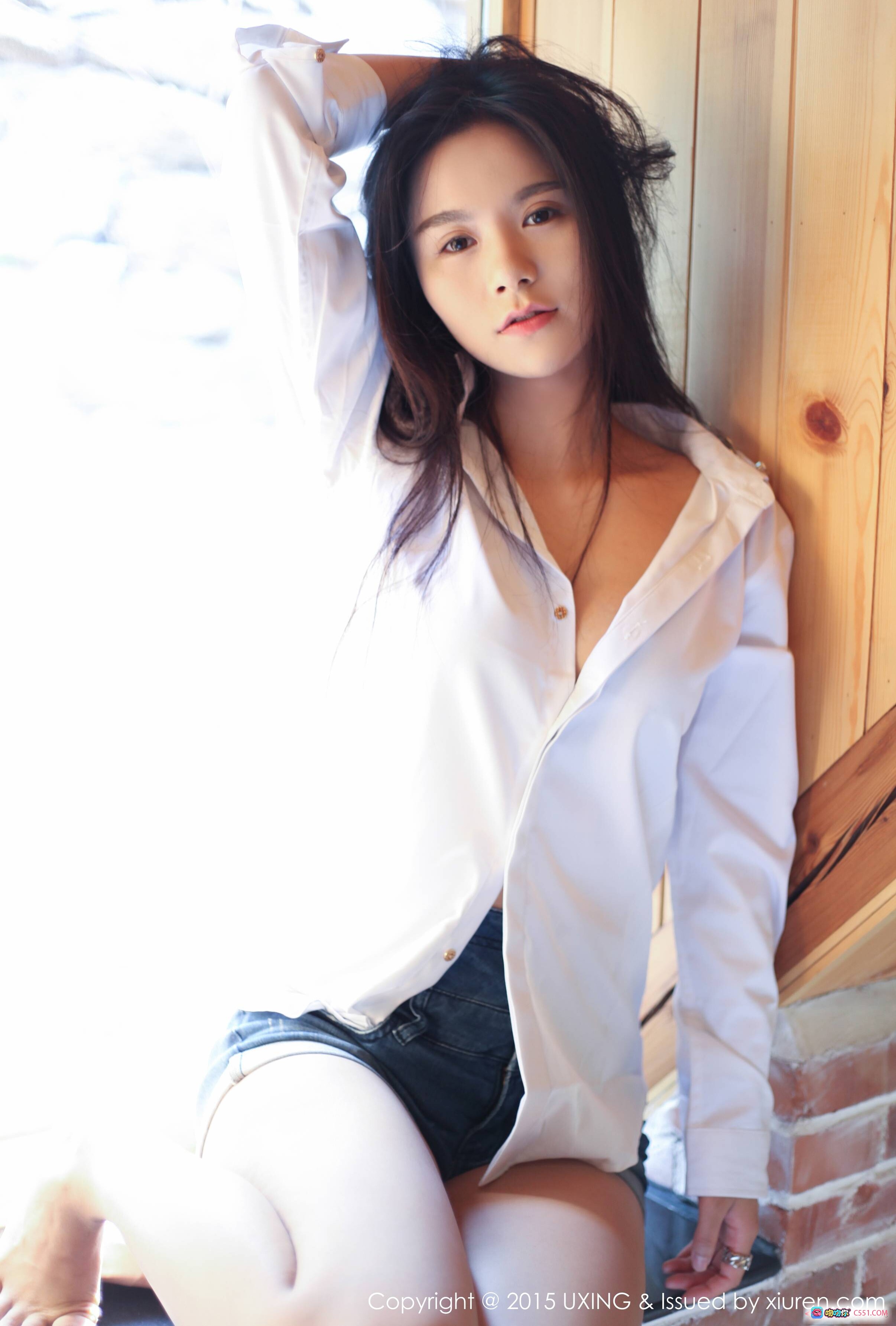 图片[3] - 王欣然绿色雏菊比基尼写真 – UXING 2015年7月28日VOL.015高清美图 - 就要吻