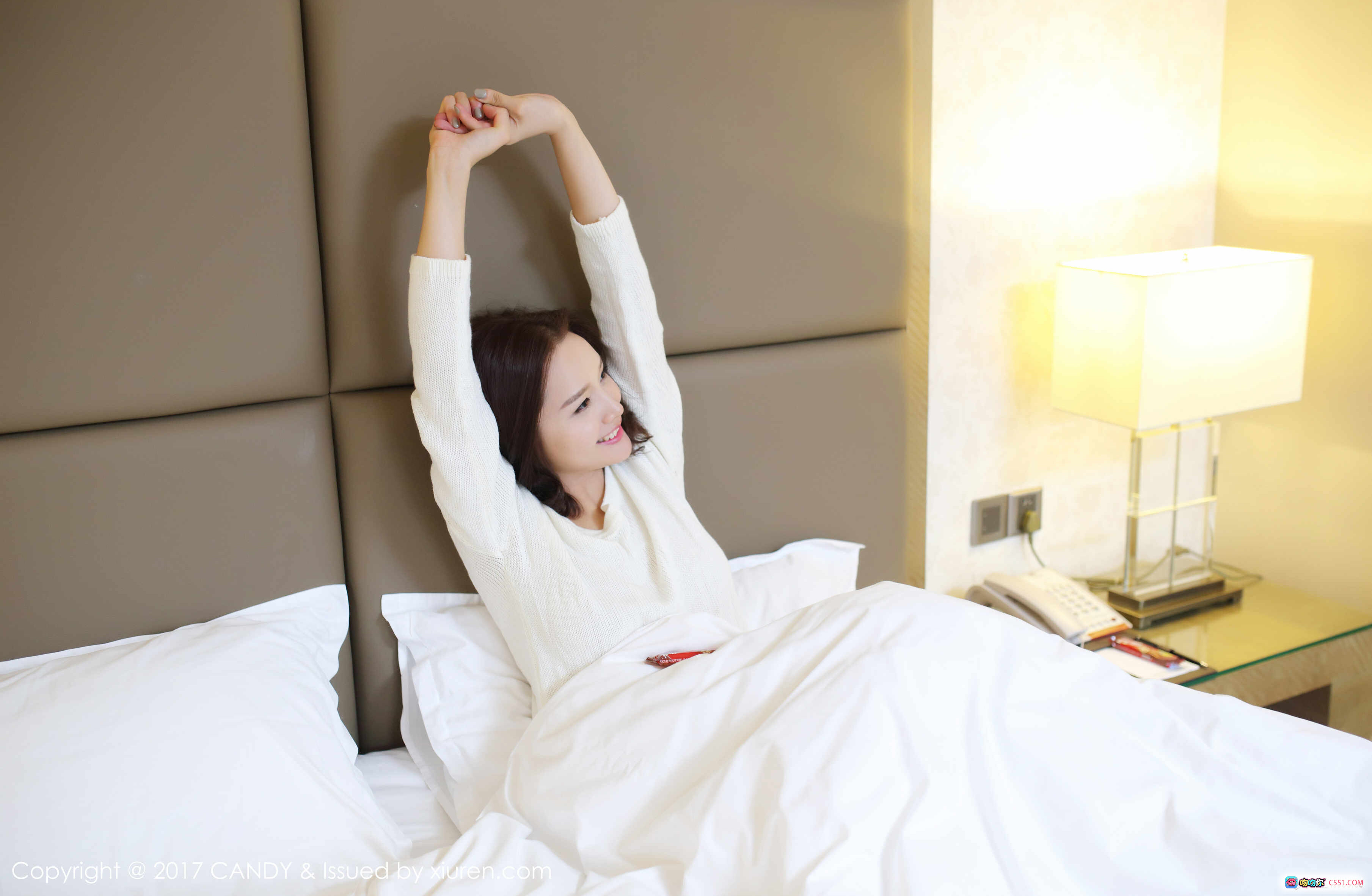 图片[2] - 王诗琪黑蕾丝内衣写真 | CANDY 2017.09.14 VOL.033 美女私房照 白纱帘性感诱惑 - 就要吻