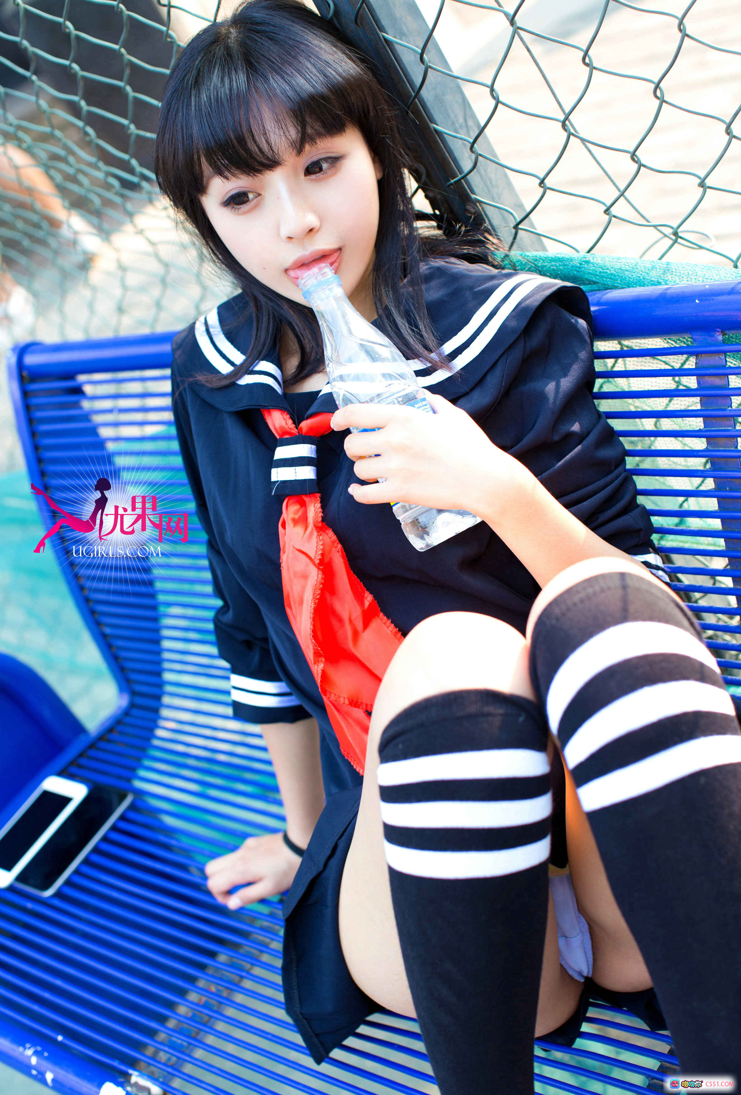 图片[3] - UGirls U104 美女私房写真 背影侧颜 丝滑肌肤 长发马尾 床上诱惑 自然光柔美氛围 - 就要吻