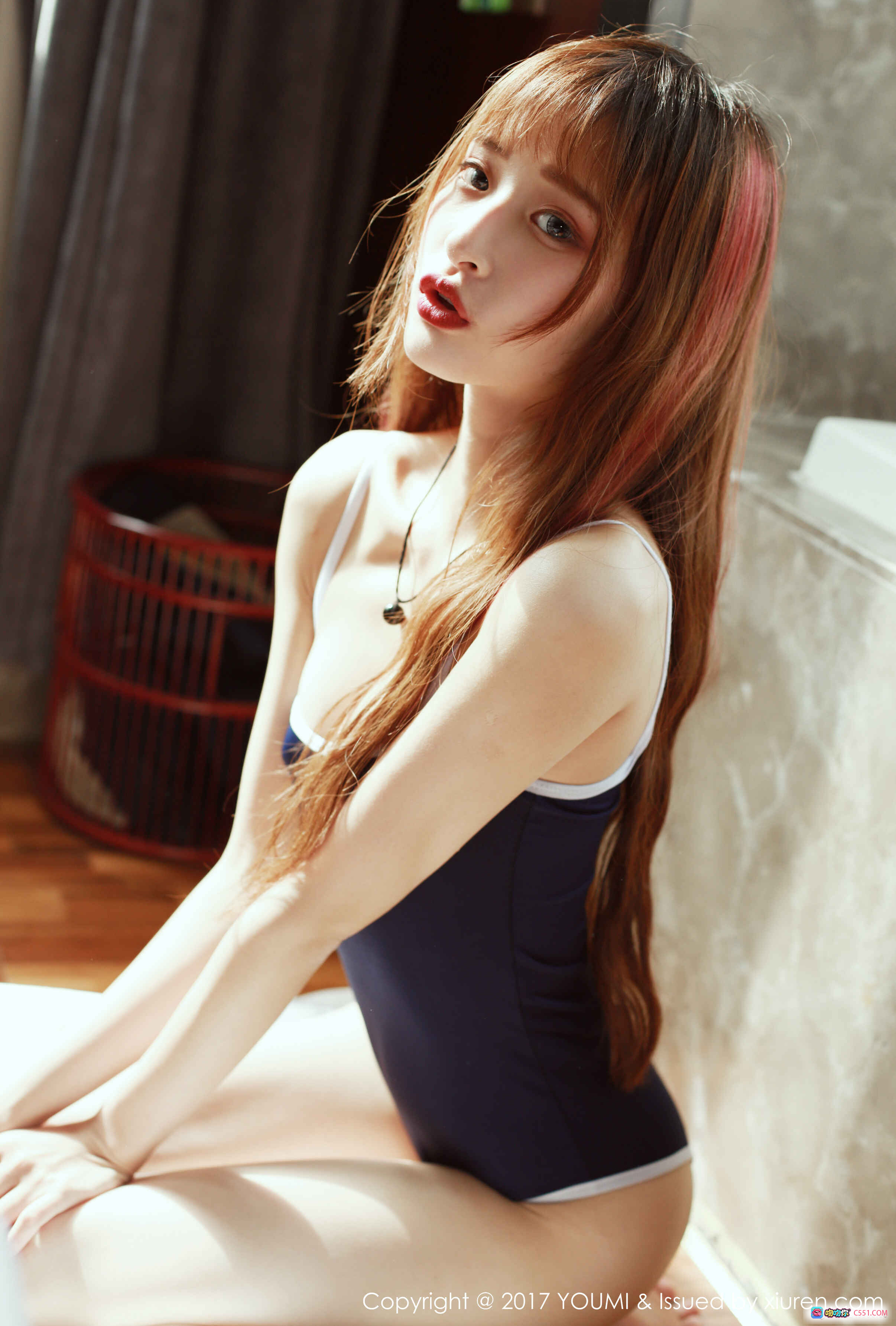 图片[5] - YouMi尤蜜荟2017.06.03 Vol.046 little贝壳 白色内衣床照 甜美少女写真 高清私房美图 - 就要吻