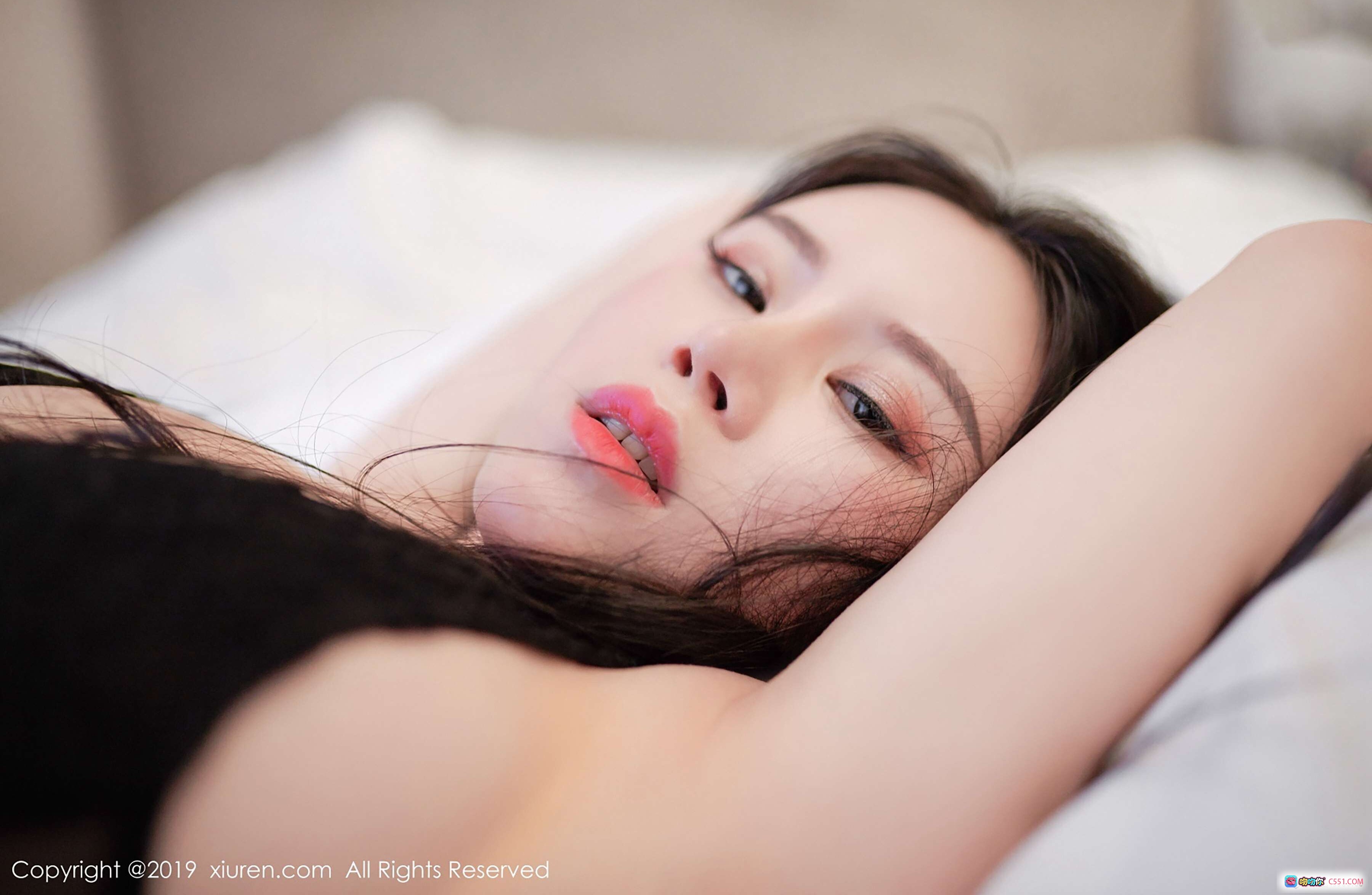 图片[9] - 戴渃欣黑色蕾丝内衣写真 – 秀人网2019年3月14日No.1366高清私房美图 - 就要吻