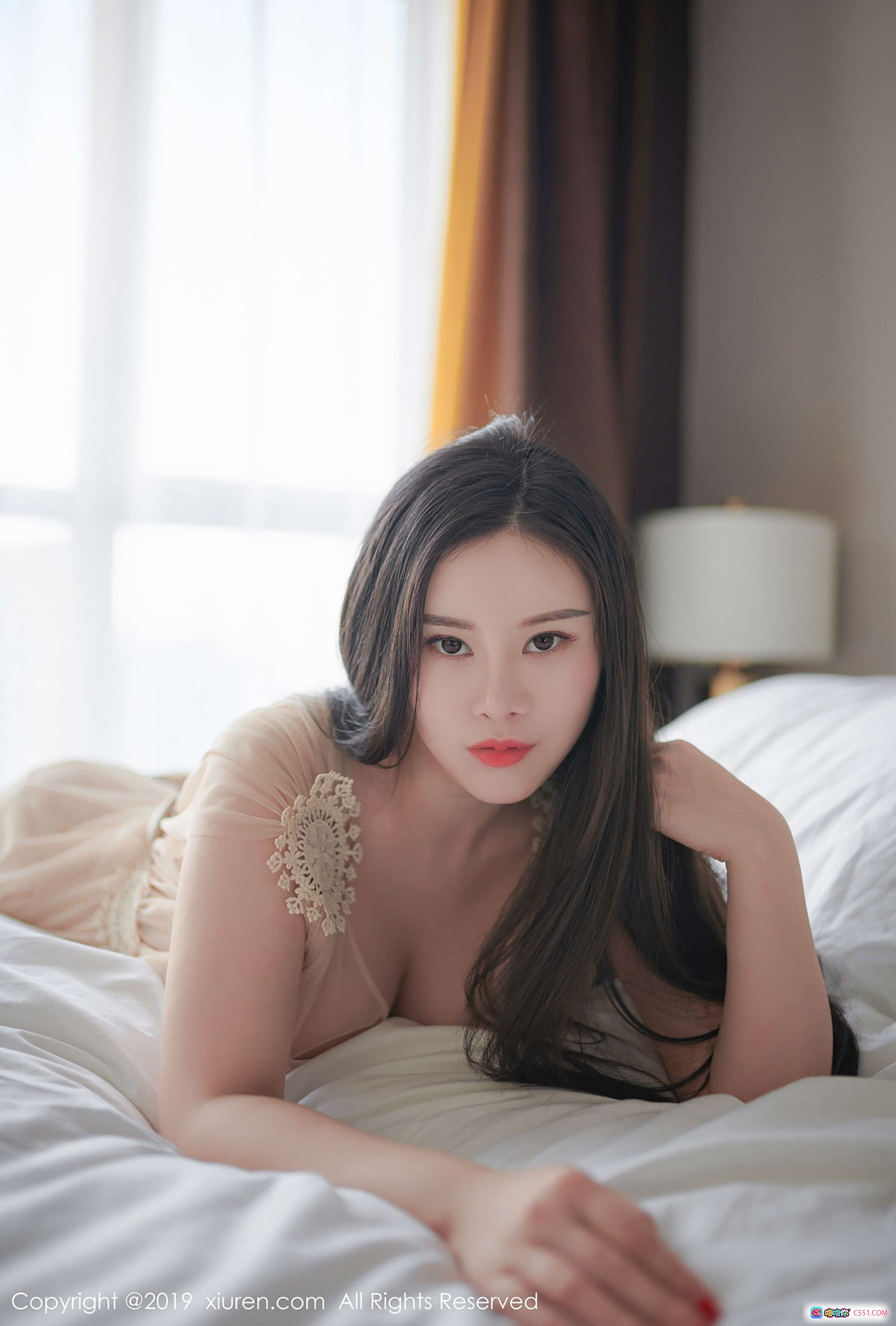 图片[10] - 戴渃欣黑色蕾丝内衣写真 – 秀人网2019年3月14日No.1366高清私房美图 - 就要吻