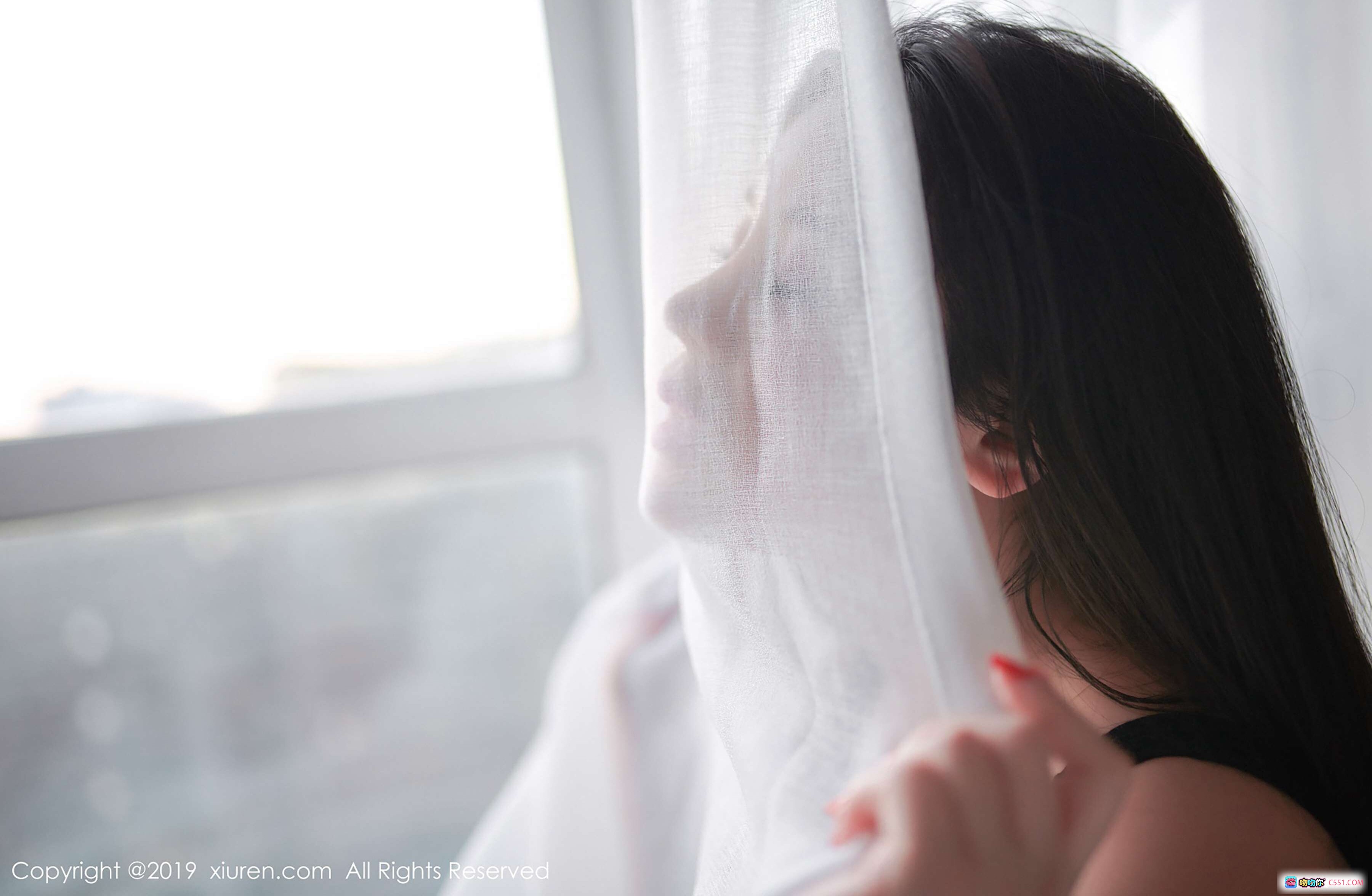 图片[4] - 戴渃欣黑色蕾丝内衣写真 – 秀人网2019年3月14日No.1366高清私房美图 - 就要吻