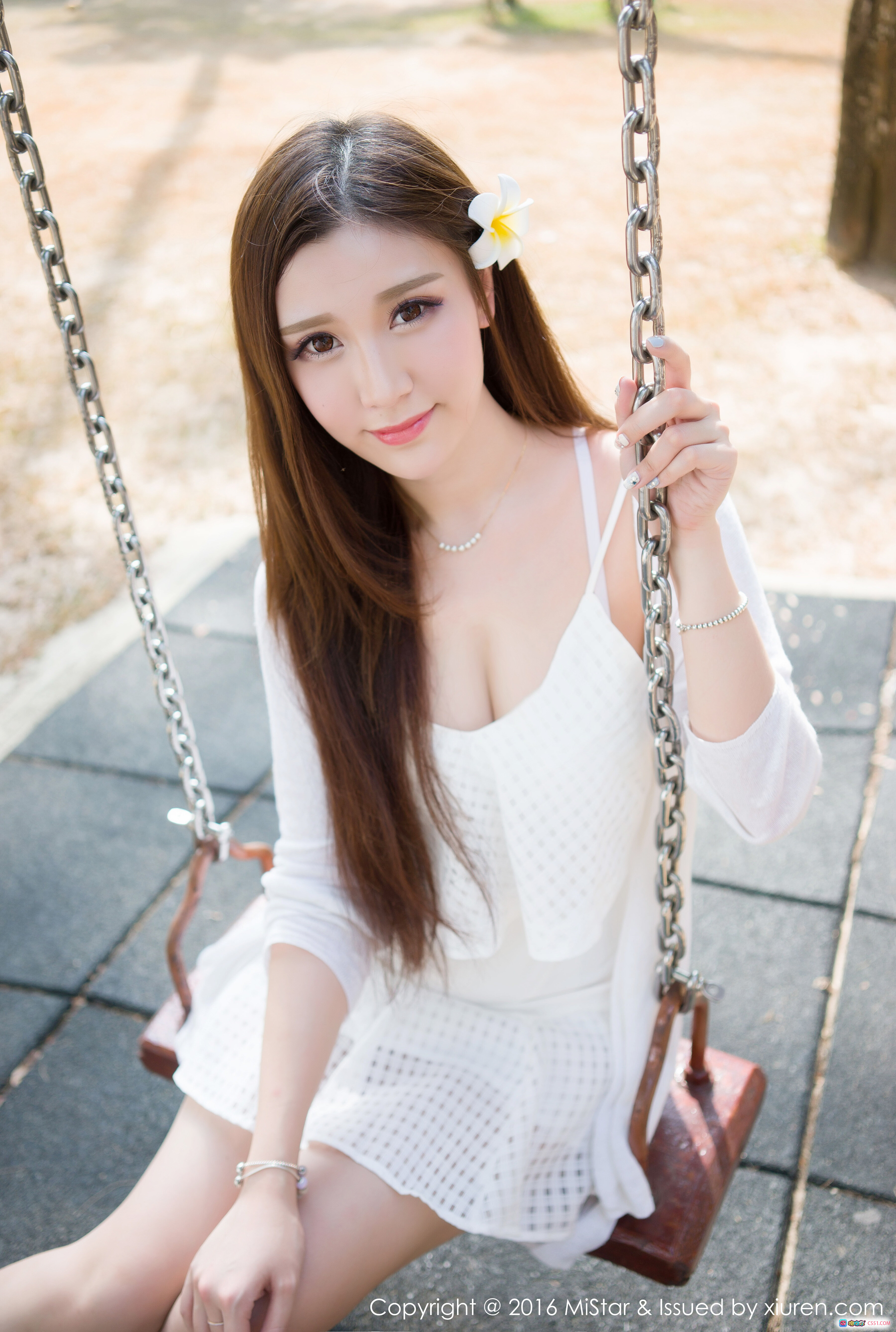 图片[5] - MiStar2016.05.23 VOL.085 淼淼萌萌哒 白色蕾丝透视装 长发美女 室内写真 优雅坐姿 精致妆容 甜美气质 高清摄影 40P155M - 就要吻