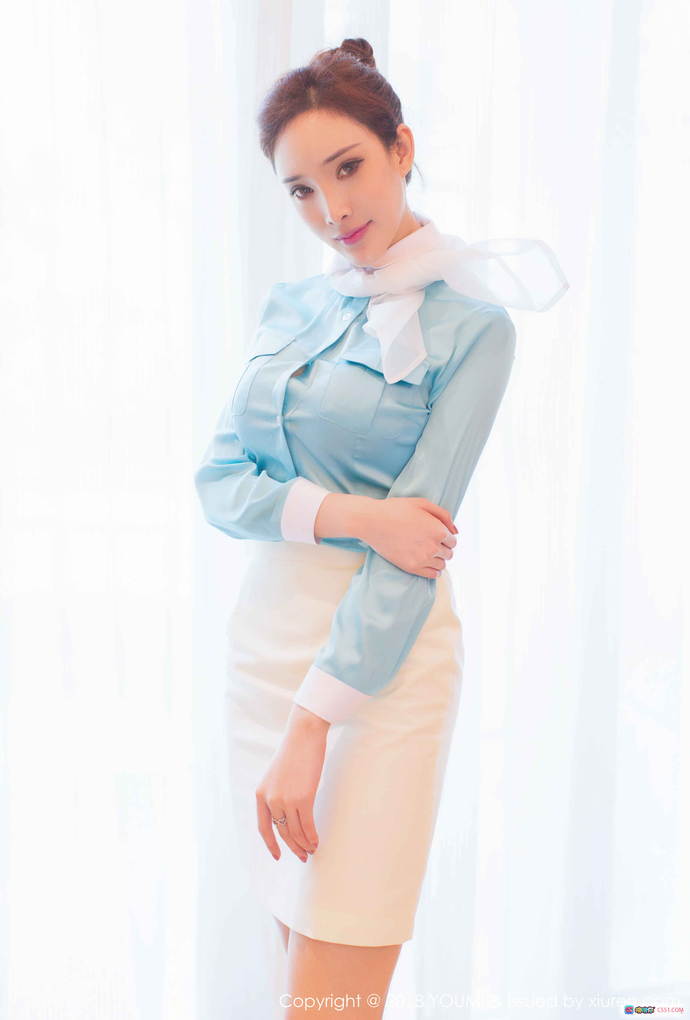 图片[4] - YouMi尤蜜荟2018.01.22 Vol.112 美女沙发写真 透视薄纱裙 白色高跟鞋 优雅躺姿 50P高清图集 - 就要吻