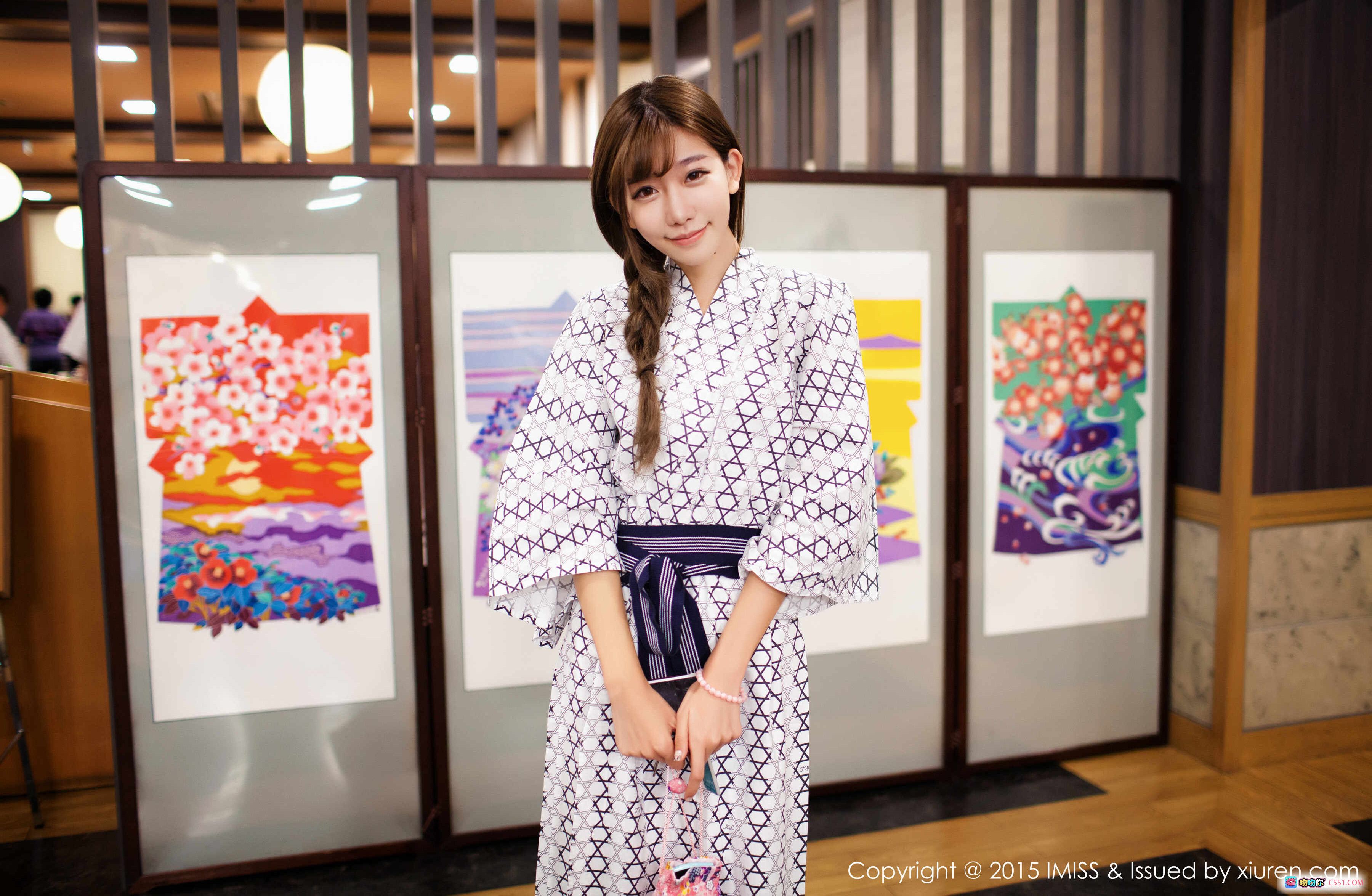 图片[3] - 陈潇街拍写真 | IMiss爱蜜社2015 VOL.010 | 毛领大衣温柔风 | 城市街头清新少女感 - 就要吻