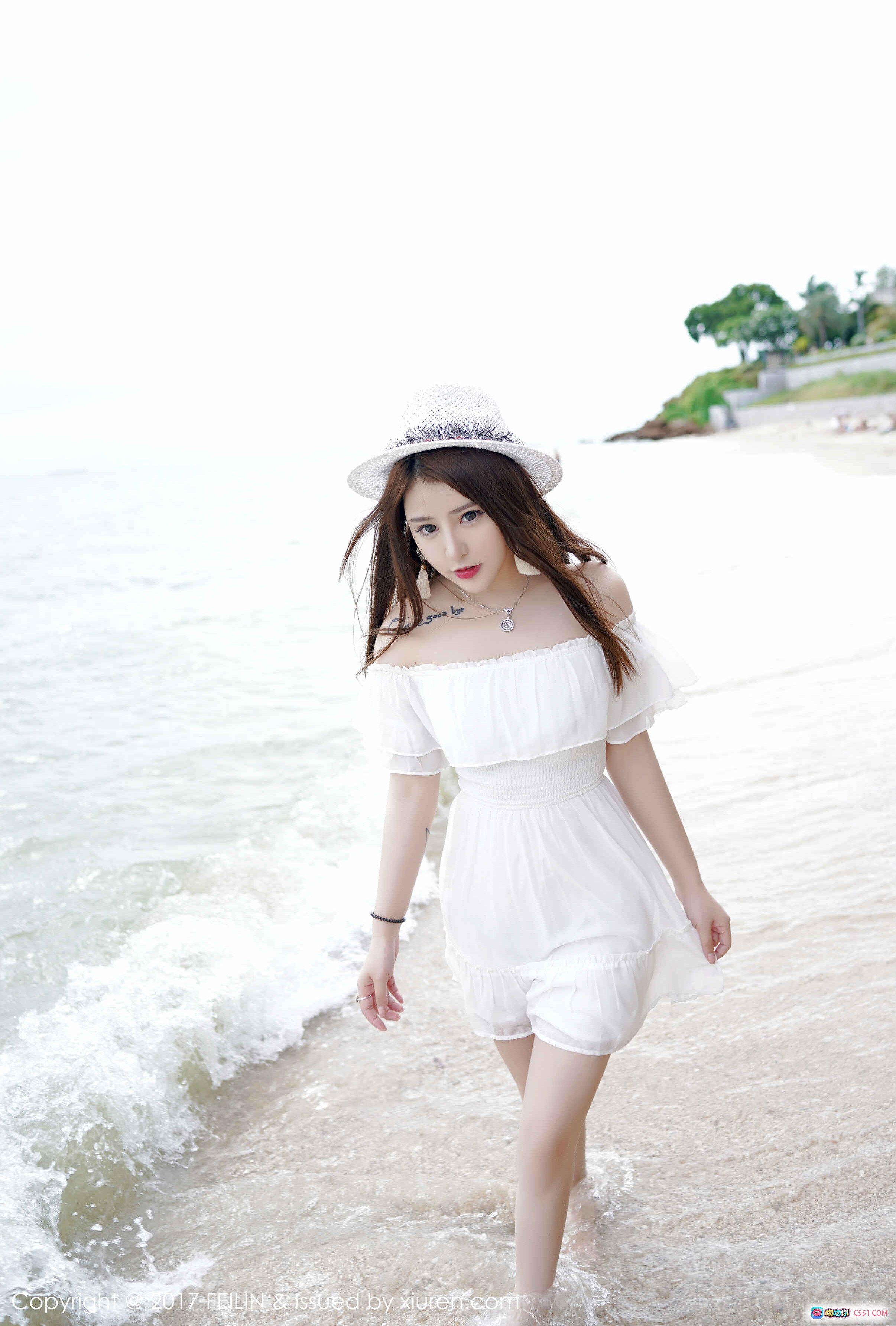 图片[7] - 芷儿Momoko比基尼写真 | 热带风情泳装美女 | FEILIN VOL.104 2017.08.04 精美户外拍摄 - 就要吻