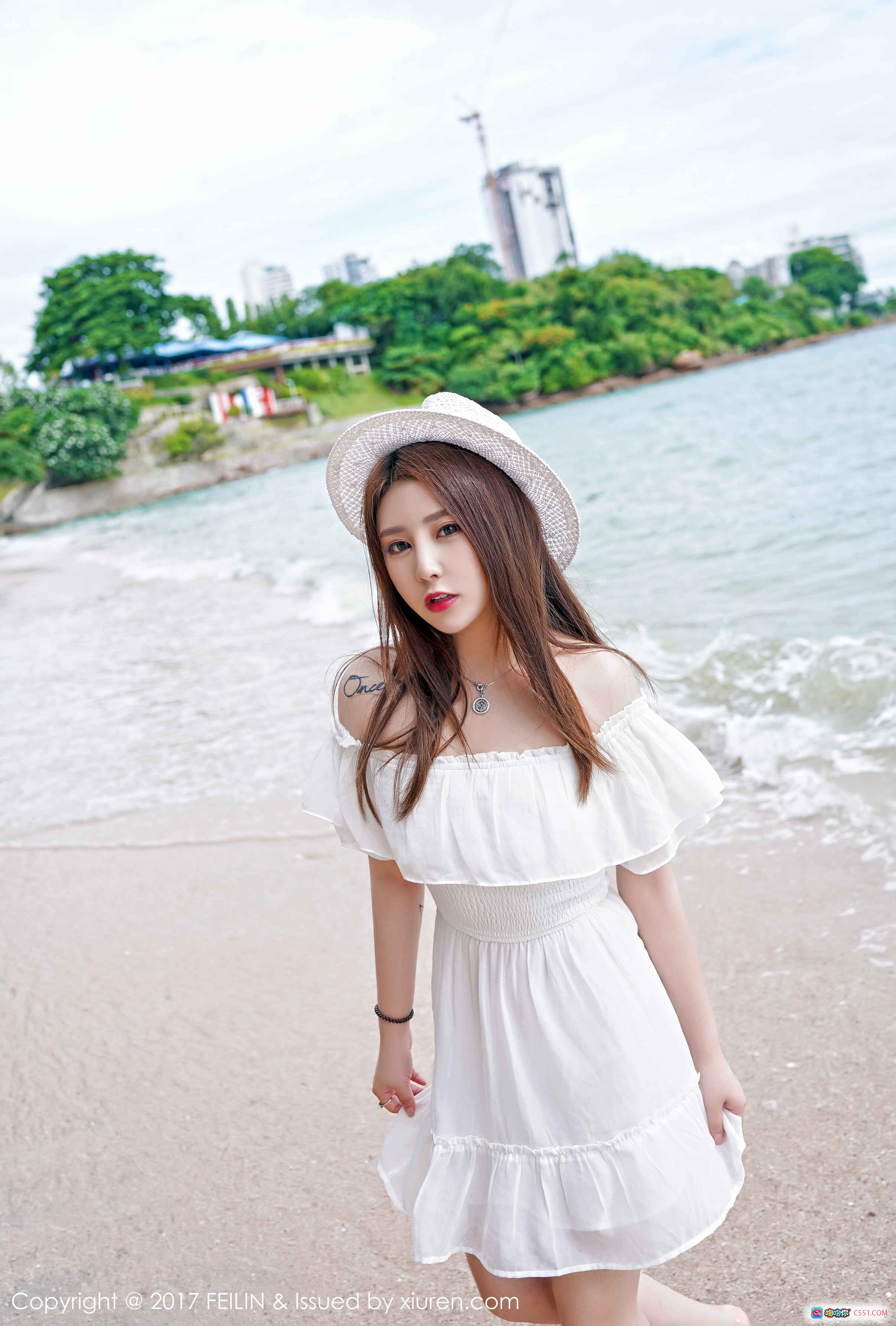 图片[8] - 芷儿Momoko比基尼写真 | 热带风情泳装美女 | FEILIN VOL.104 2017.08.04 精美户外拍摄 - 就要吻