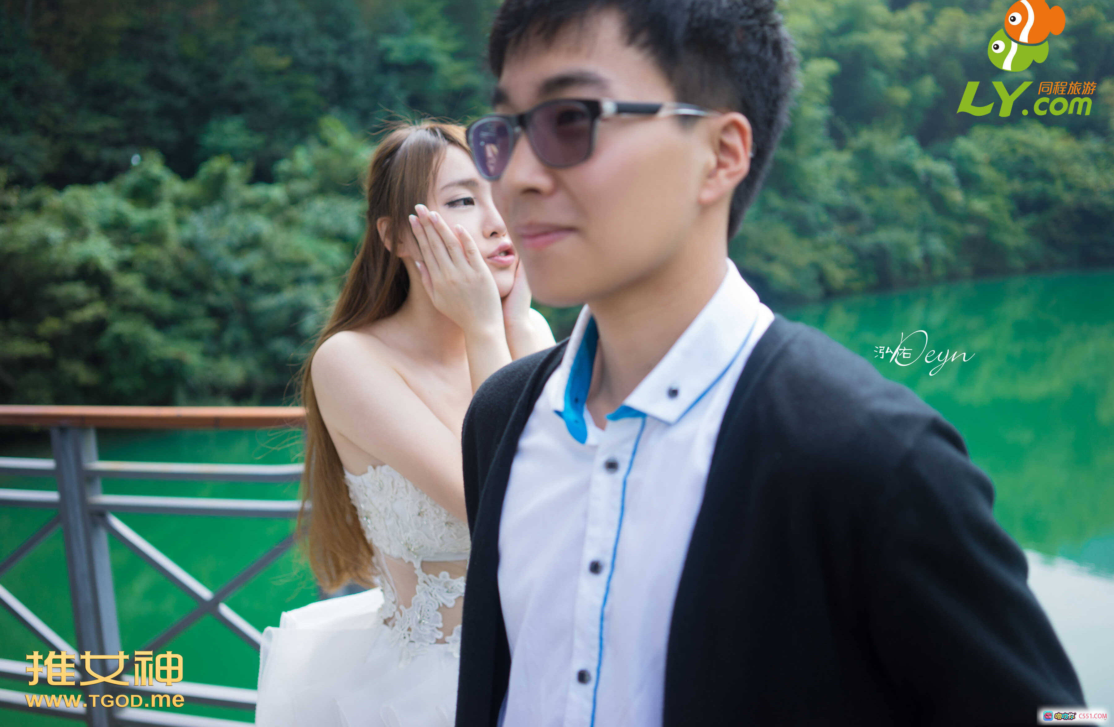 图片[5] - 黄梦羡比基尼写真 | 粉红条纹泳装美女 | 室内私房摄影 | TGOD推女神2014精选 - 就要吻