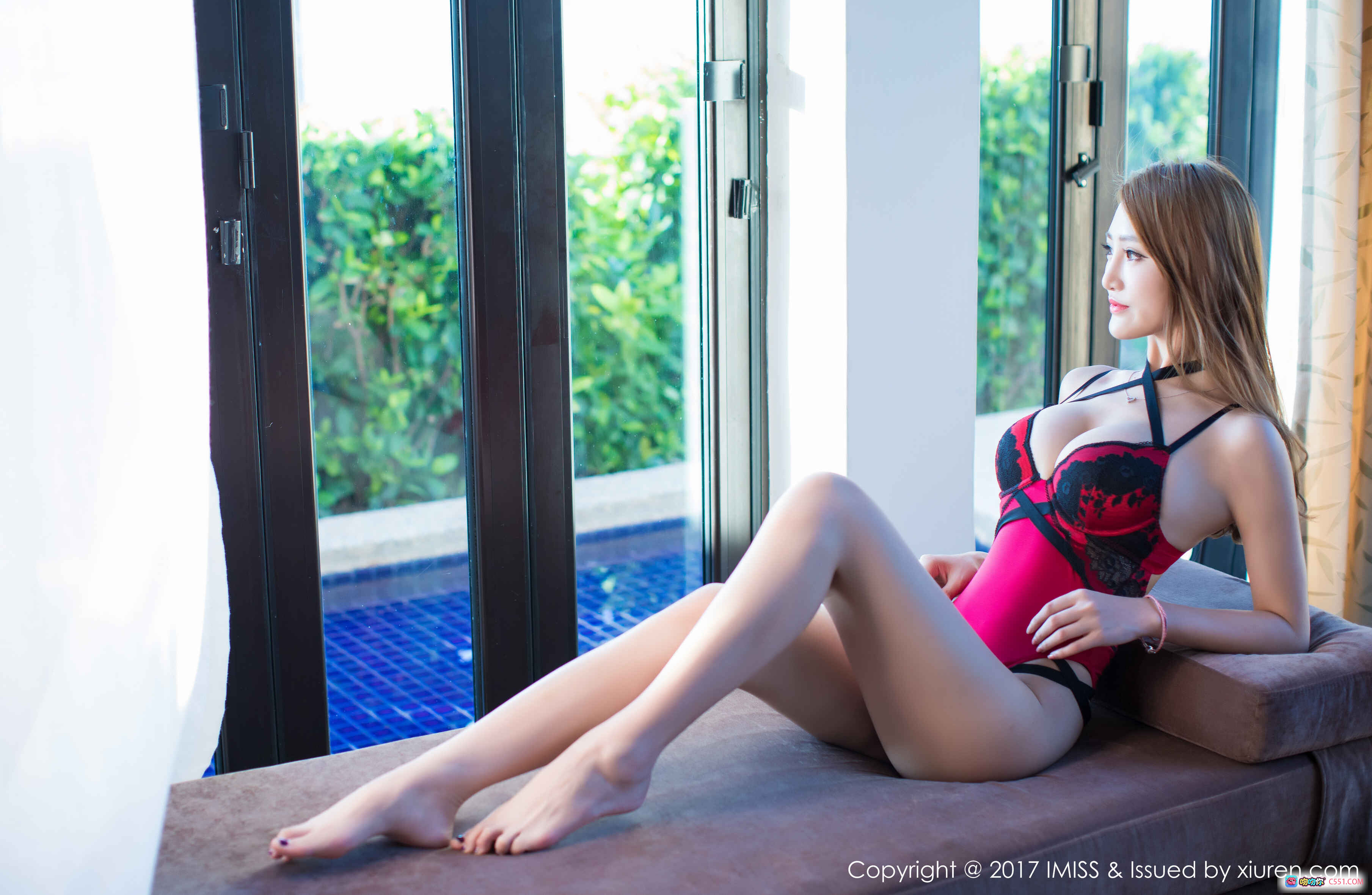 图片[3] - IMiss爱蜜社2017.06.01 VOL.168 妤薇Vivian 黑色蕾丝内衣写真 优雅坐姿 窗边柔光美拍 39图高清私房照 - 就要吻