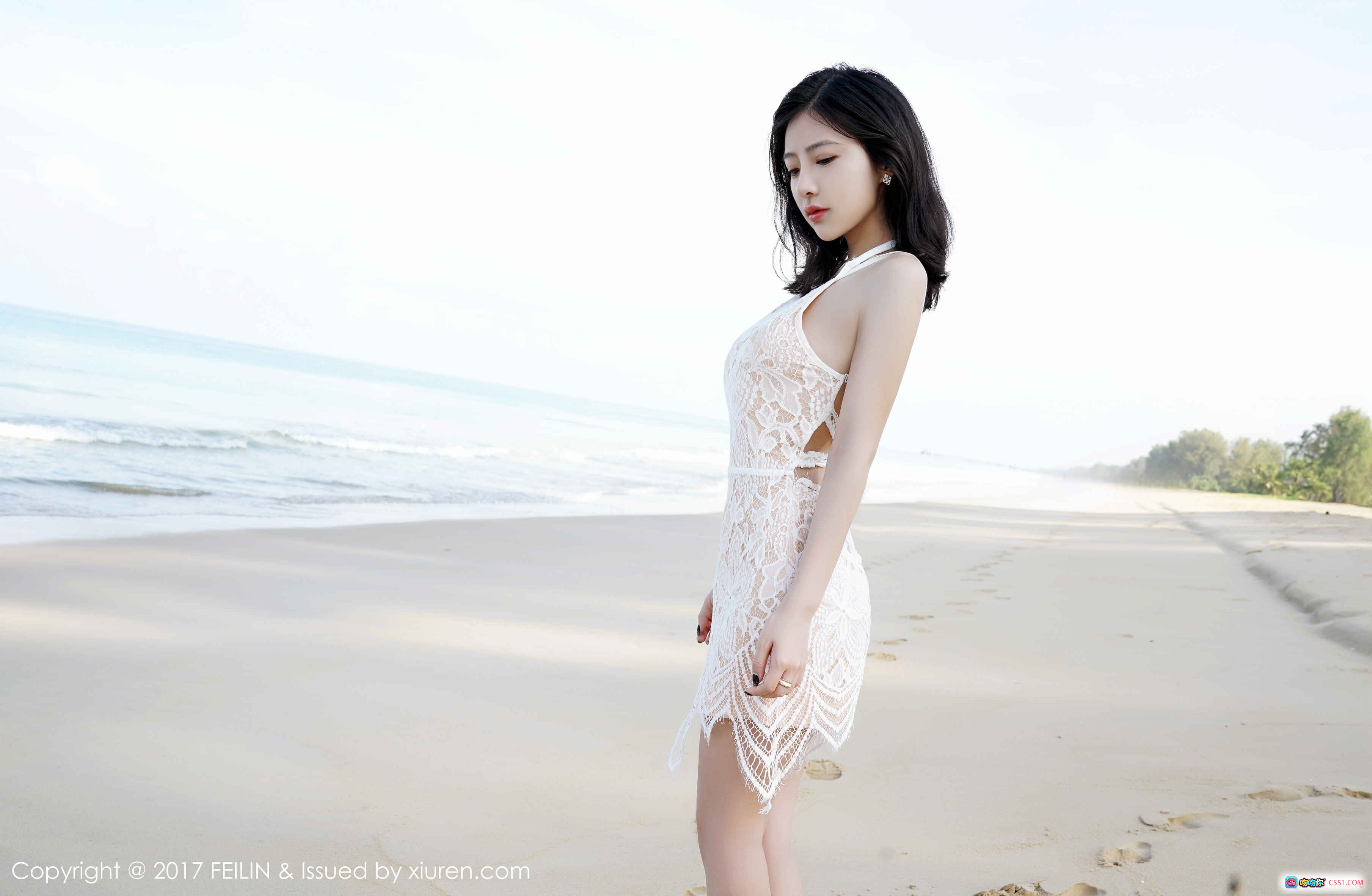 图片[4] - 施忆佳KITTY粉色睡衣窗边写真 | FEILIN嗲囡囡Vol.084优雅私房照 2017春日清新美拍 - 就要吻