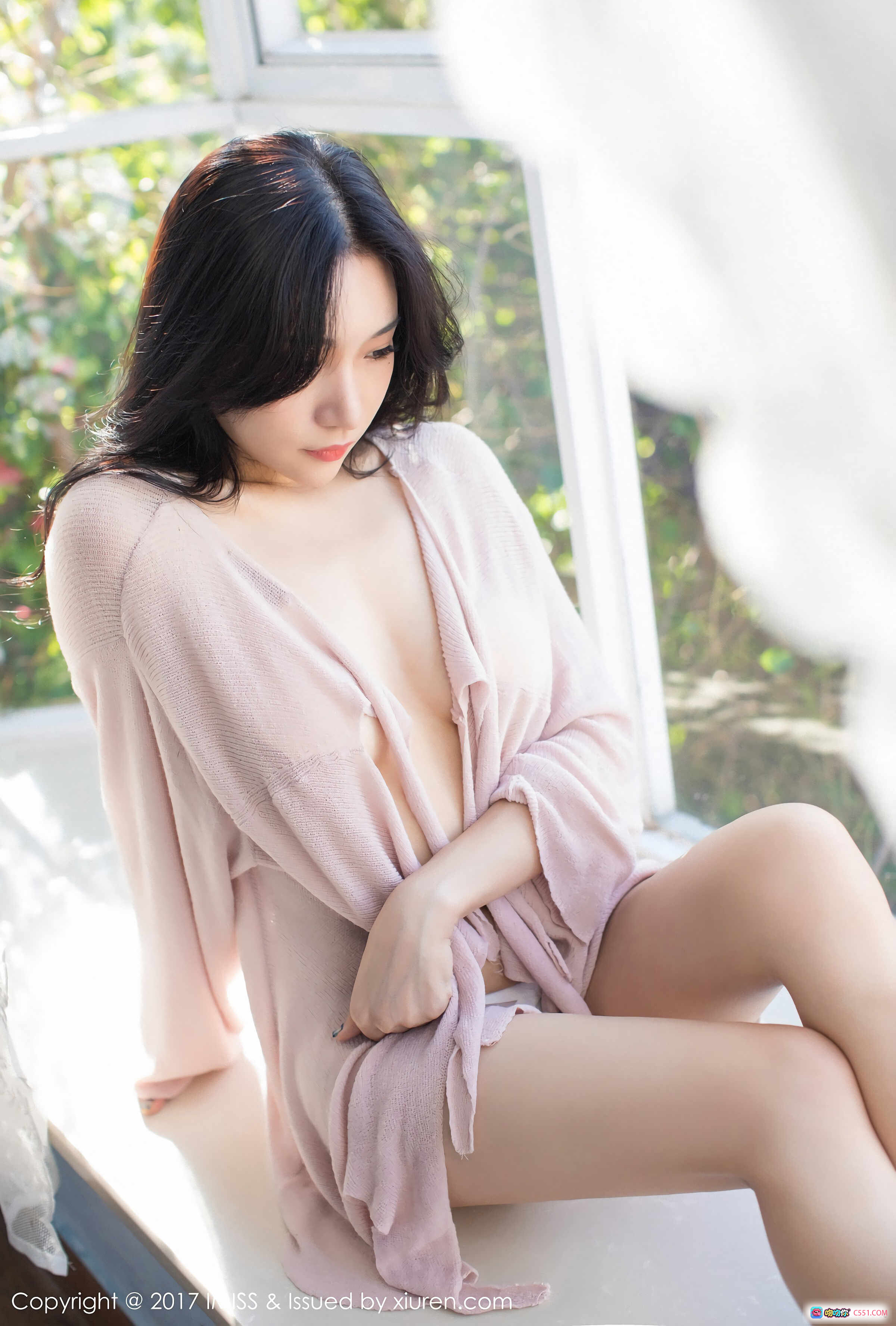 图片[6] - 小狐狸Sica窗边蕾丝睡衣写真 | IMISS爱蜜社2017 VOL.197 清新自然光柔美私房照 - 就要吻