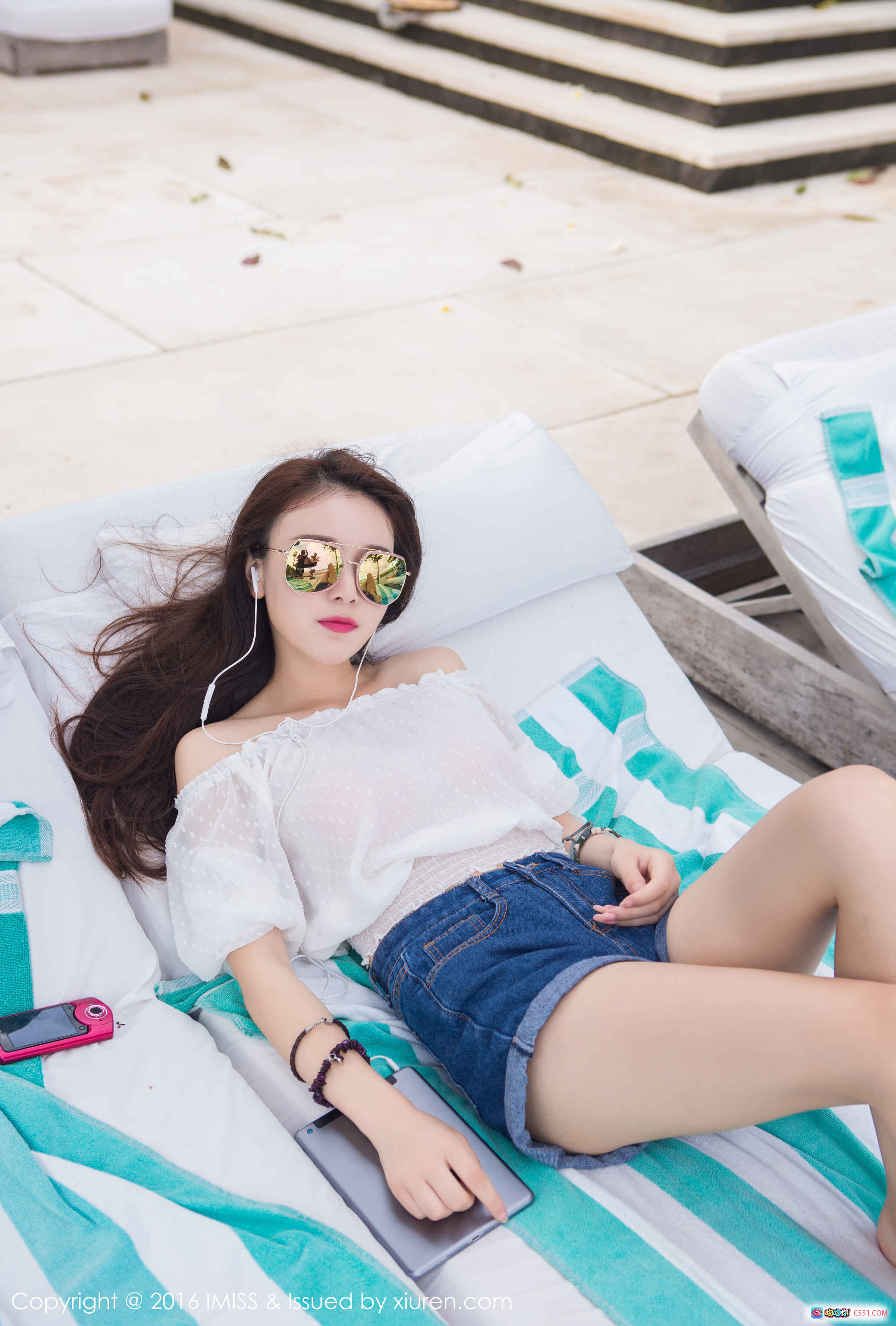 图片[3] - 赵小米Kitty泳池边比基尼台球写真 | IMiss爱蜜社2016 VOL.119高清美图 - 就要吻