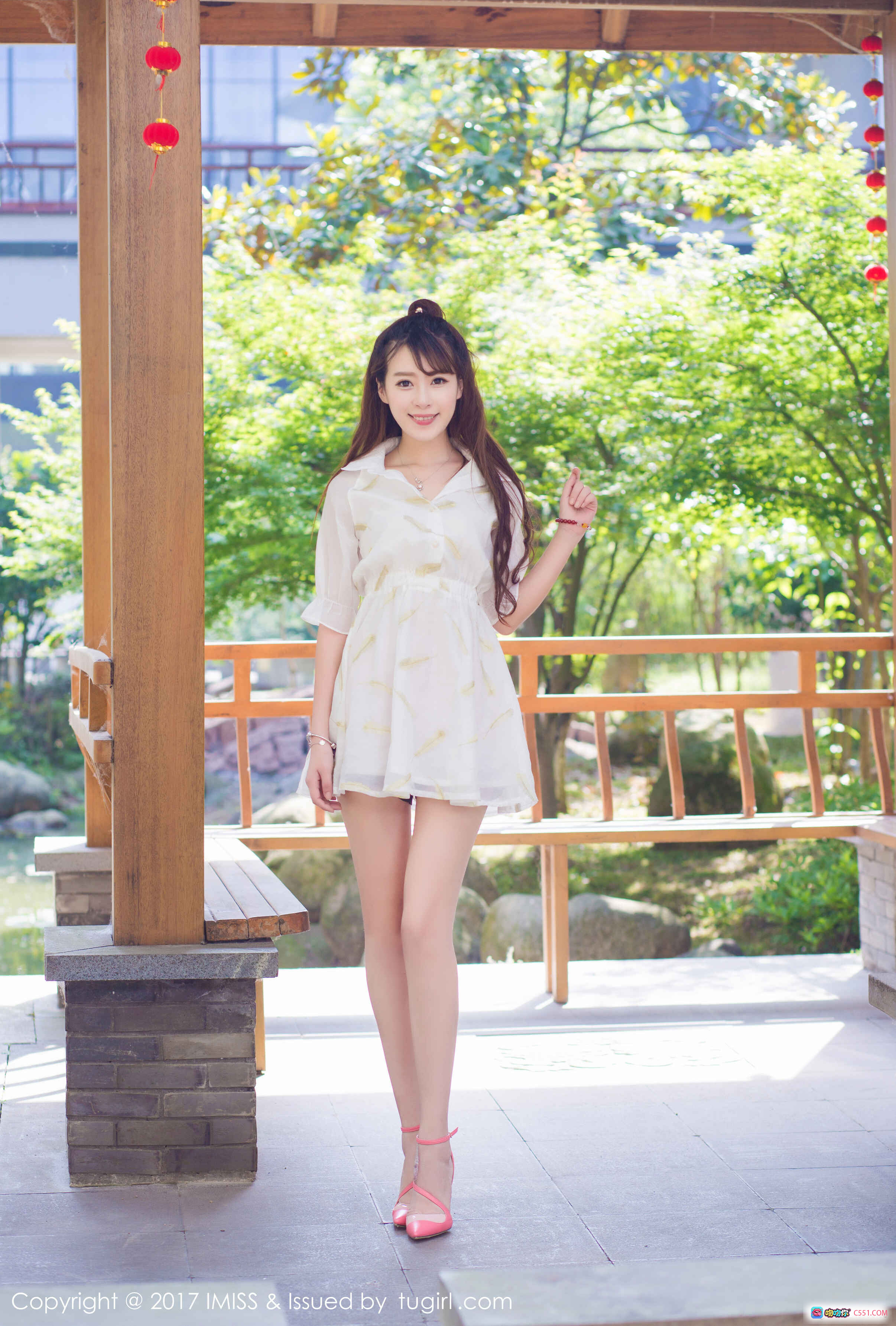 图片[5] - 轩辕宴会厅优雅模特合集 | 粉蓝短裙双人写真 | 高清室内摄影 | IMiss爱蜜社2017精选 - 就要吻