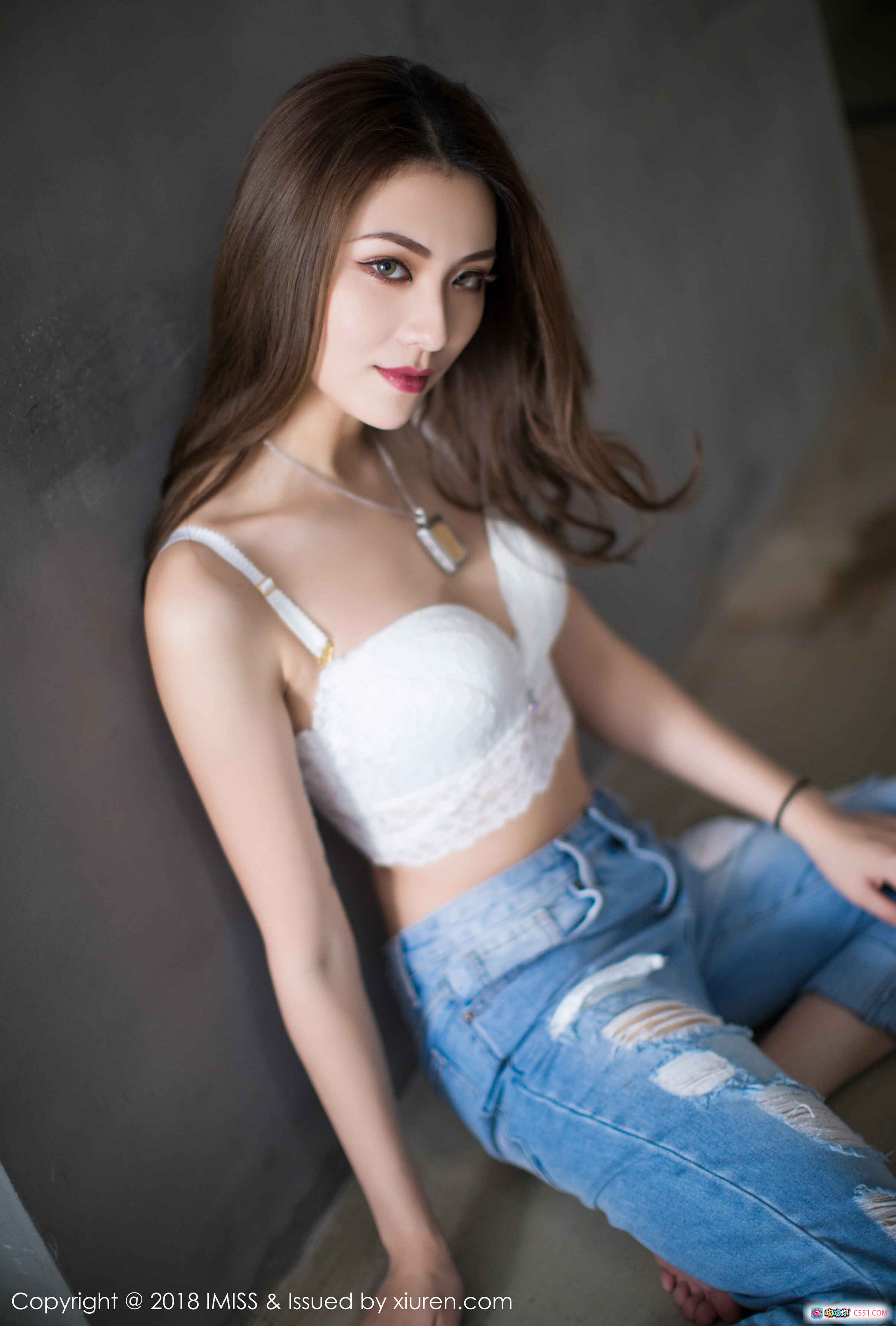 图片[10] - IMiss爱蜜社Arlie白色蕾丝内衣写真 2018年6月4日VOL.250 美背性感私房照 - 就要吻