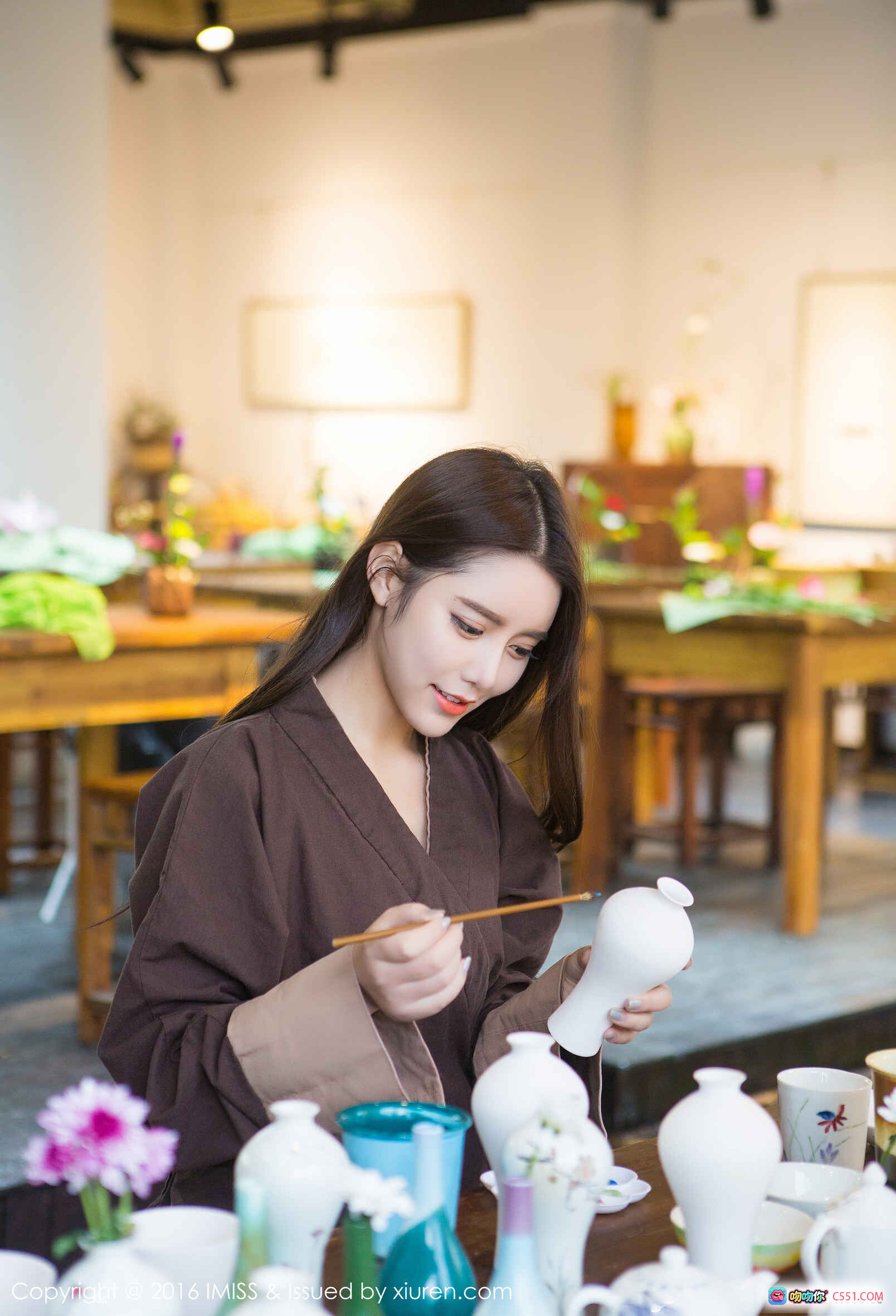 图片[10] - IMiss爱蜜社2016.01.17 VOL.060模特合集 白色浴袍美女酒店床照 砖墙背景温馨氛围 高清写真98+1P - 就要吻