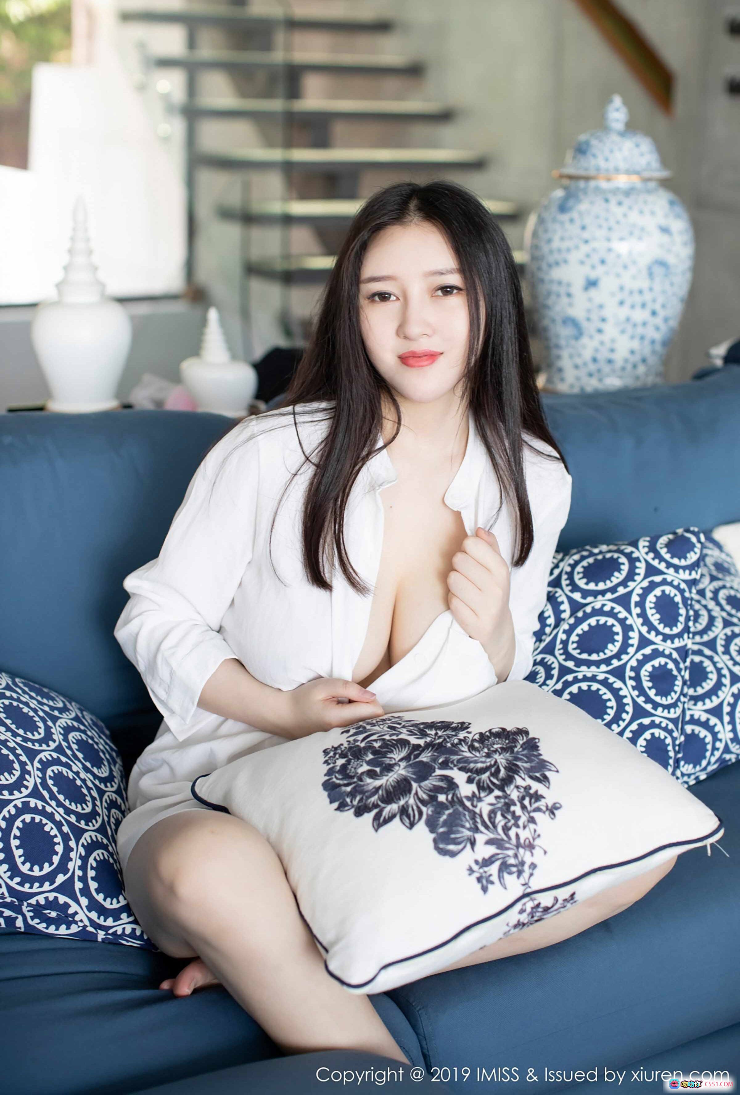 图片[2] - 恩一性感写真 | 黑丝美腿 | 丝绒抹胸 | 浴室私房 | IMiss爱蜜社2019 VOL.335 - 就要吻