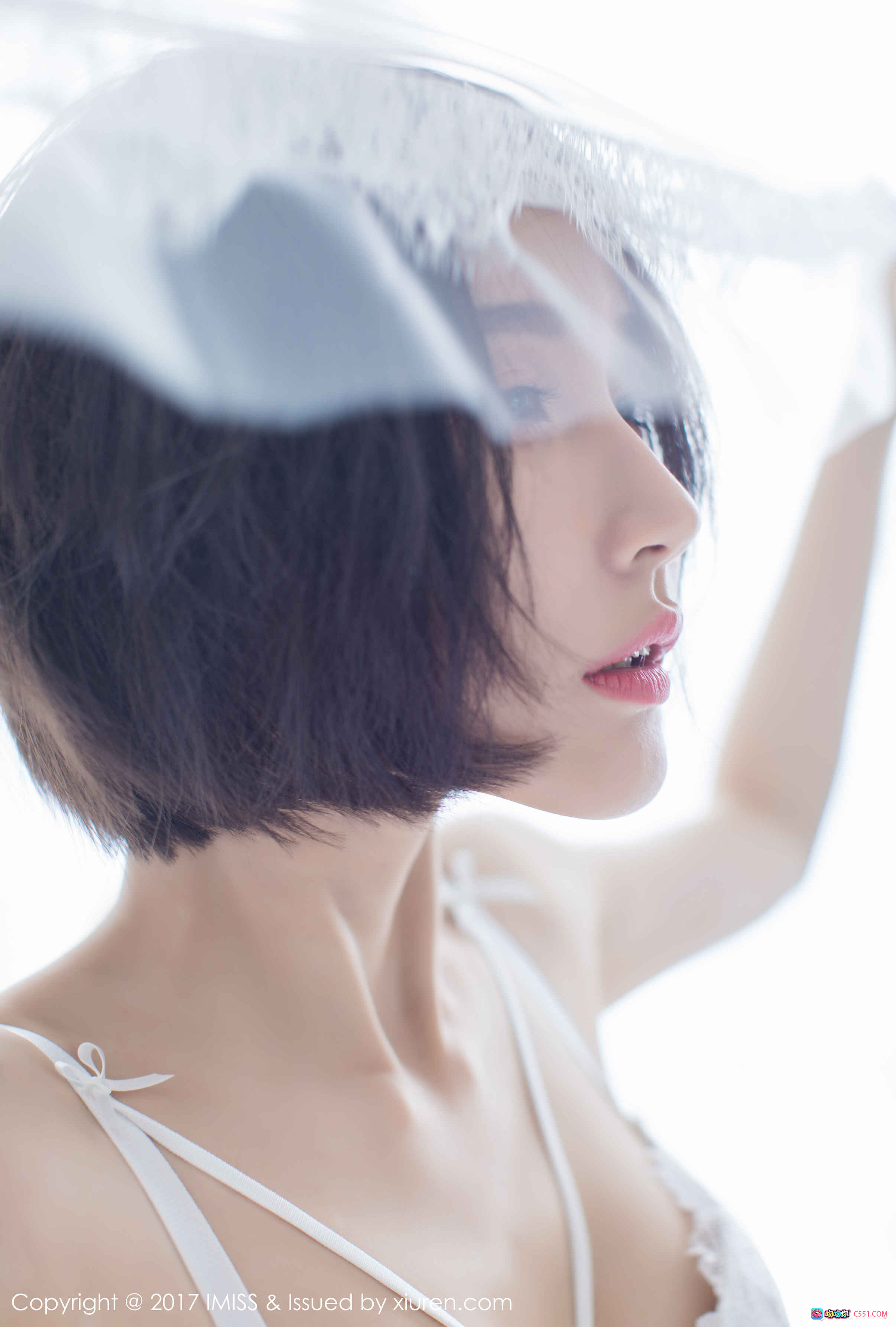 图片[10] - Livia清新短发蓝衬衫写真 | IMiss爱蜜社2017.08.08 VOL.178 | 49+1P高质私房美图 - 就要吻