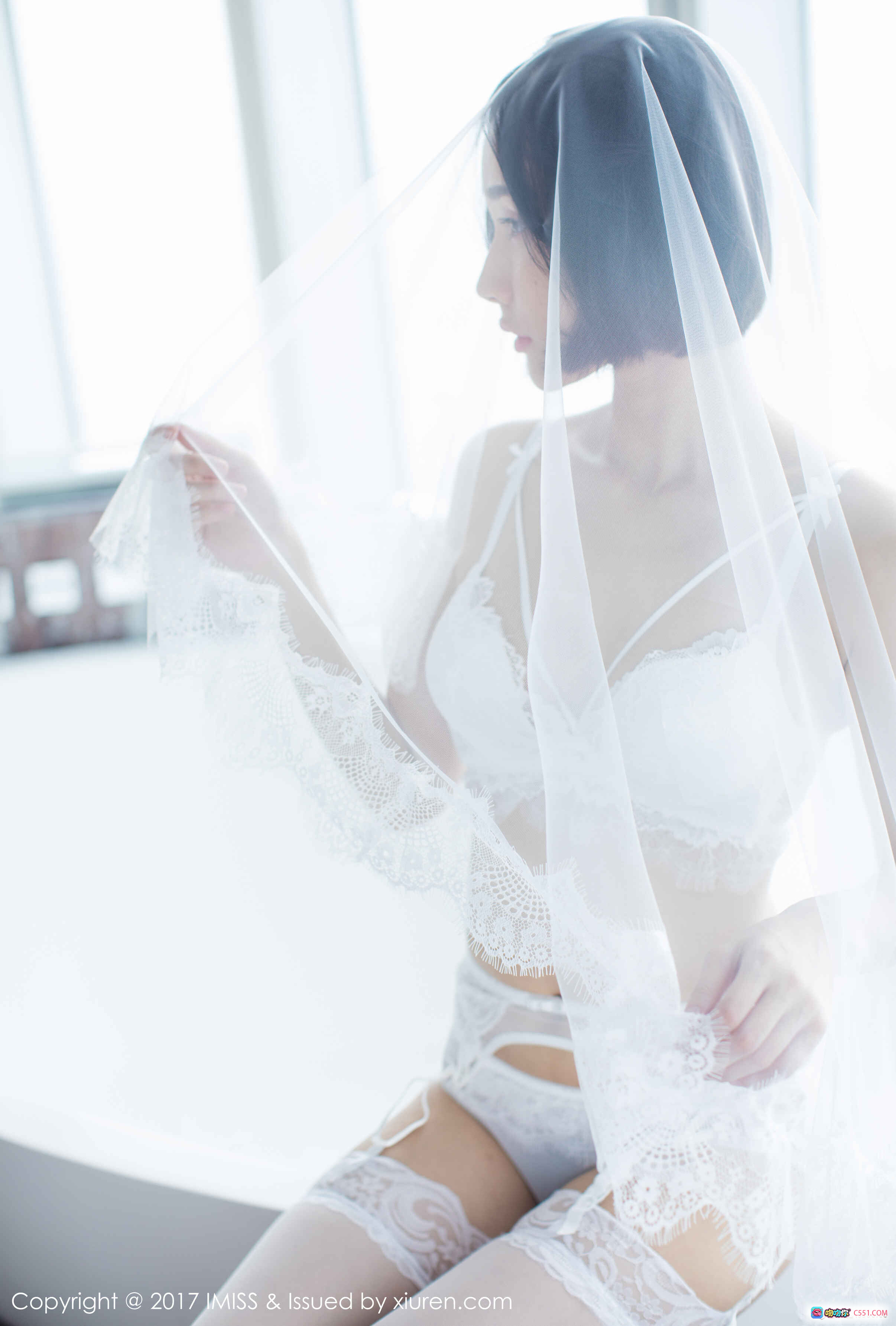 图片[2] - Livia清新短发蓝衬衫写真 | IMiss爱蜜社2017.08.08 VOL.178 | 49+1P高质私房美图 - 就要吻