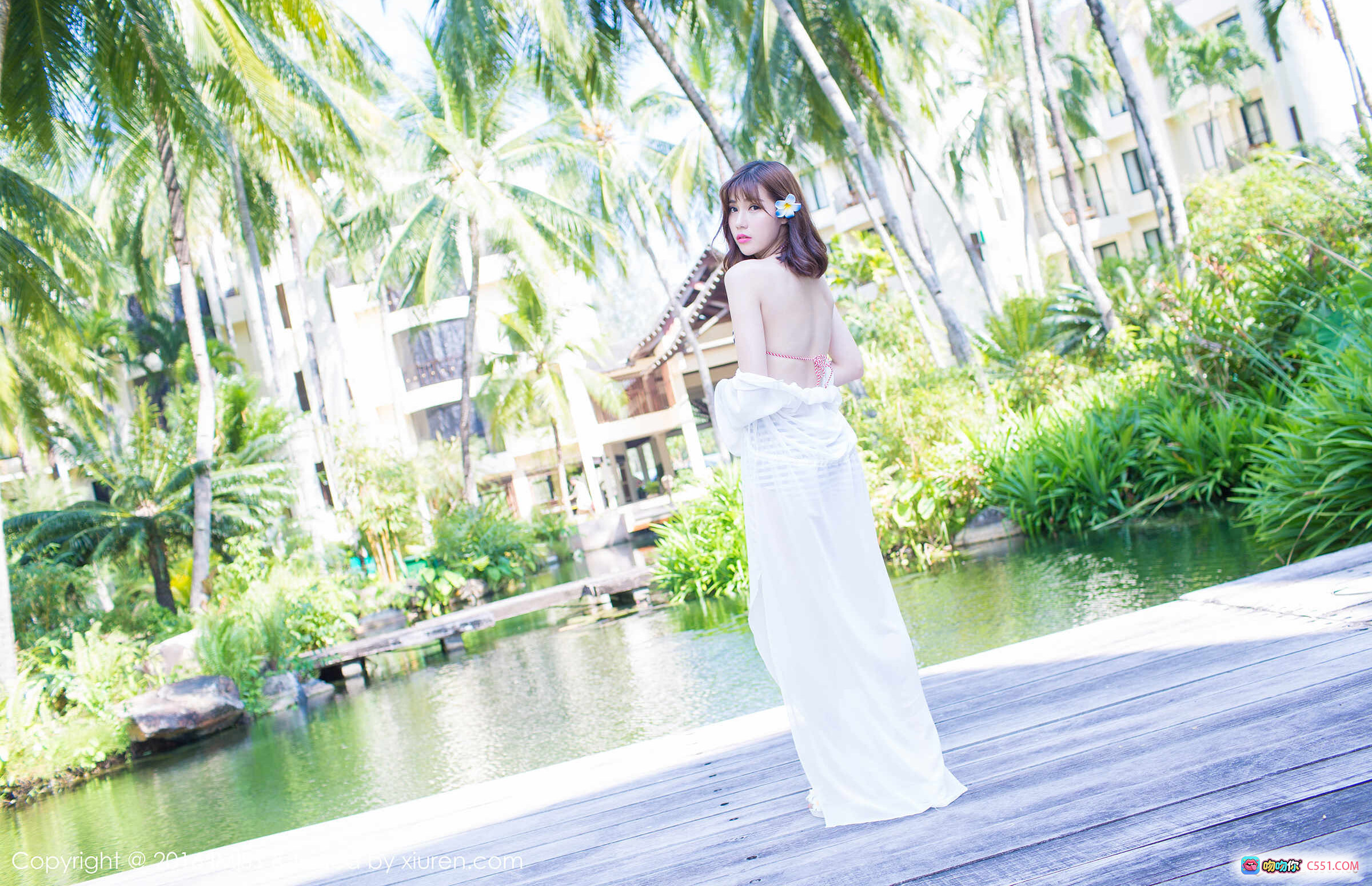 图片[8] - Sandy陈天扬条纹比基尼浴室镜前自拍写真 | IMiss爱蜜社2016性感泳装美图 - 就要吻