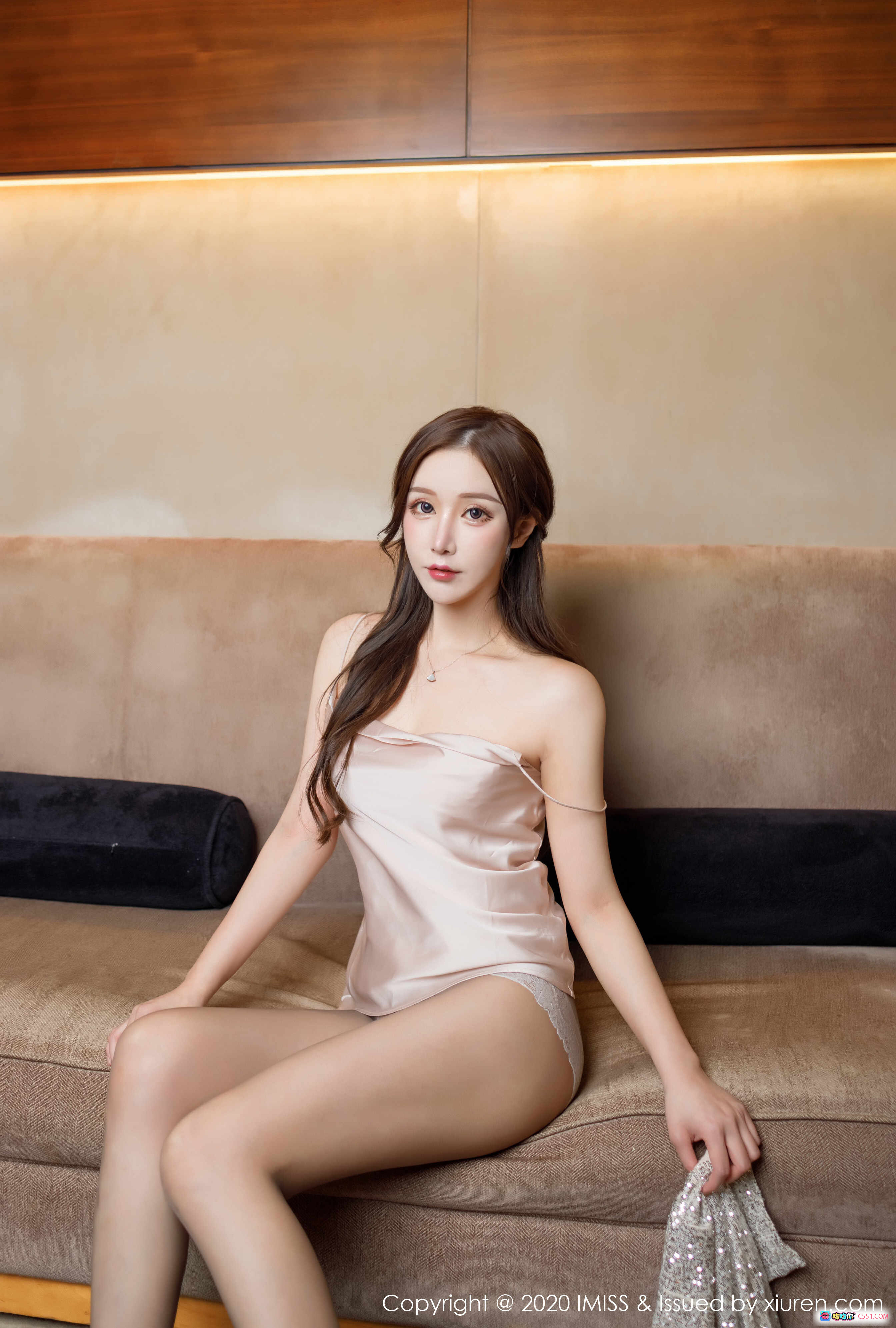 图片[10] - LindaLinda性感写真 | IMiss爱蜜社2020年4月24日VOL.465 | 白色床品蕾丝内衣私房美图 - 就要吻