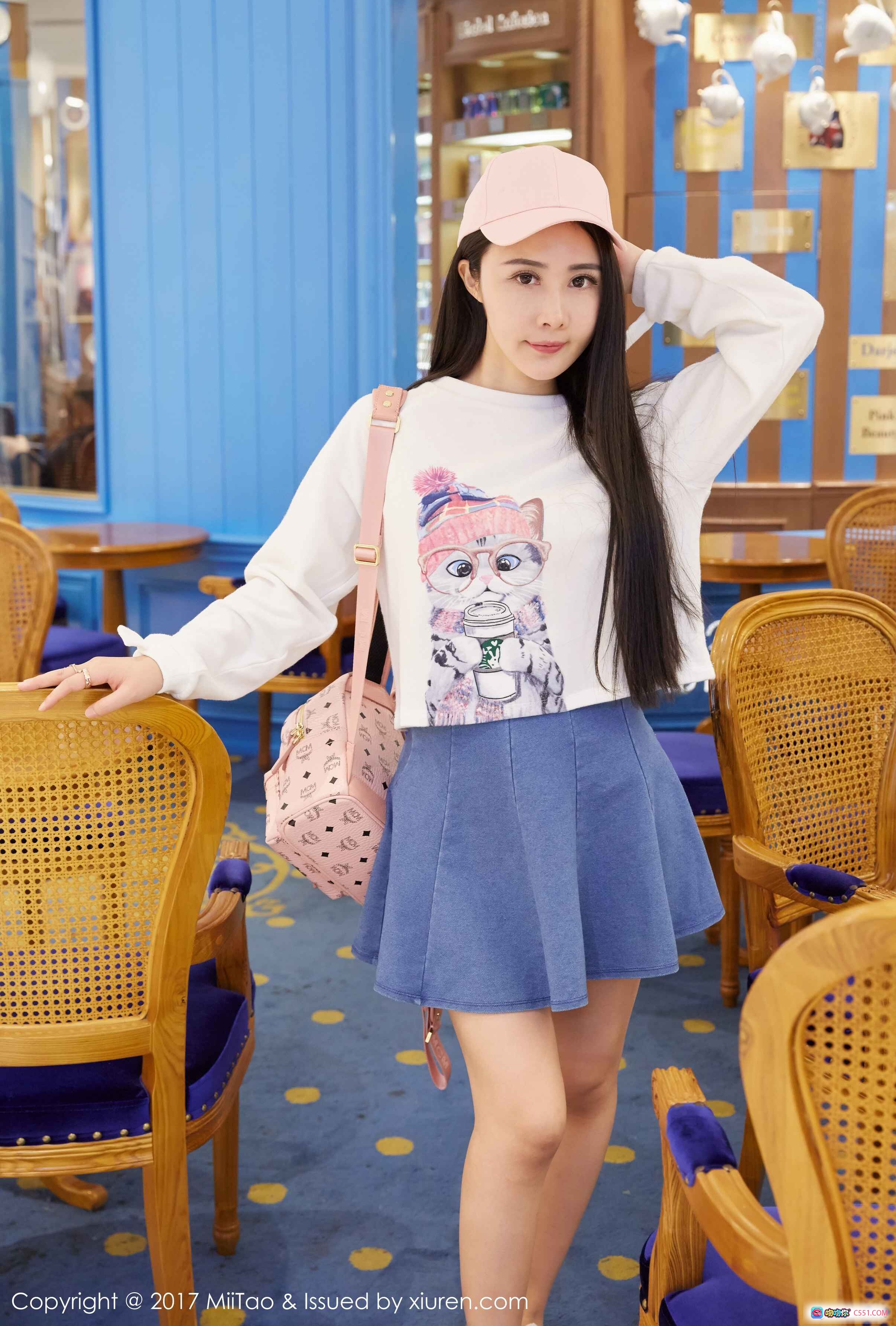 图片[9] - 萱萱Cecilia白衫牛仔裤阳台侧颜长发写真 | MiiTao蜜桃社2017 Vol.084高清美图 - 就要吻