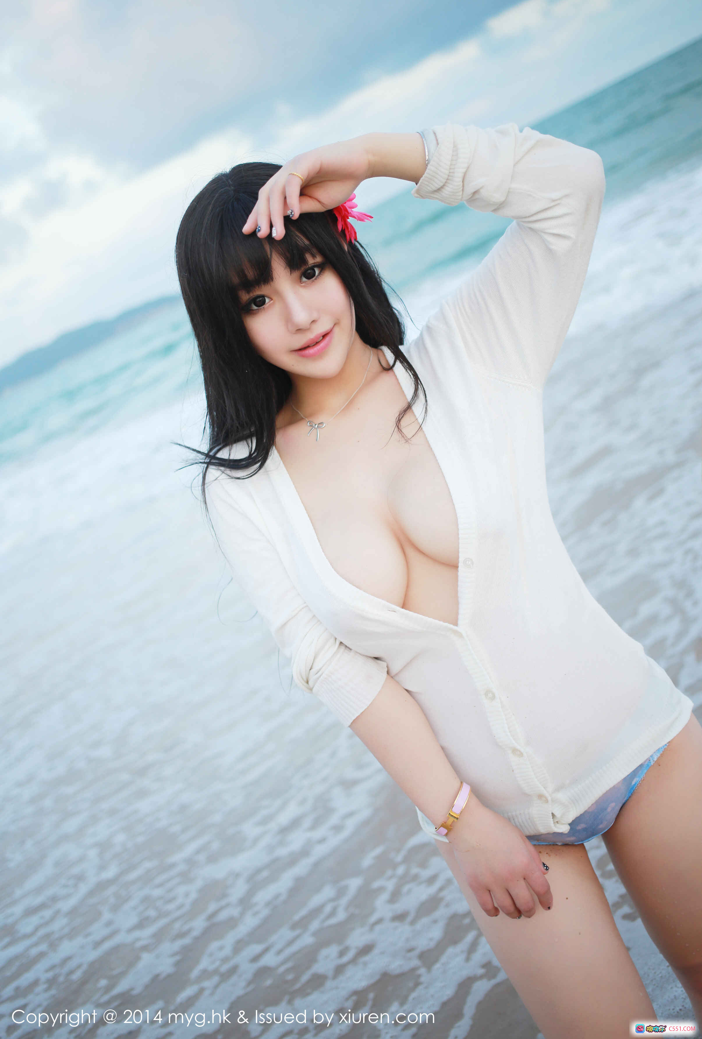 图片[7] - MyGirl美媛馆Barbie可儿2014.08.17 Vol.013 粉色蕾丝花边内衣写真 甜美黑发少女户外私房摄影 - 就要吻