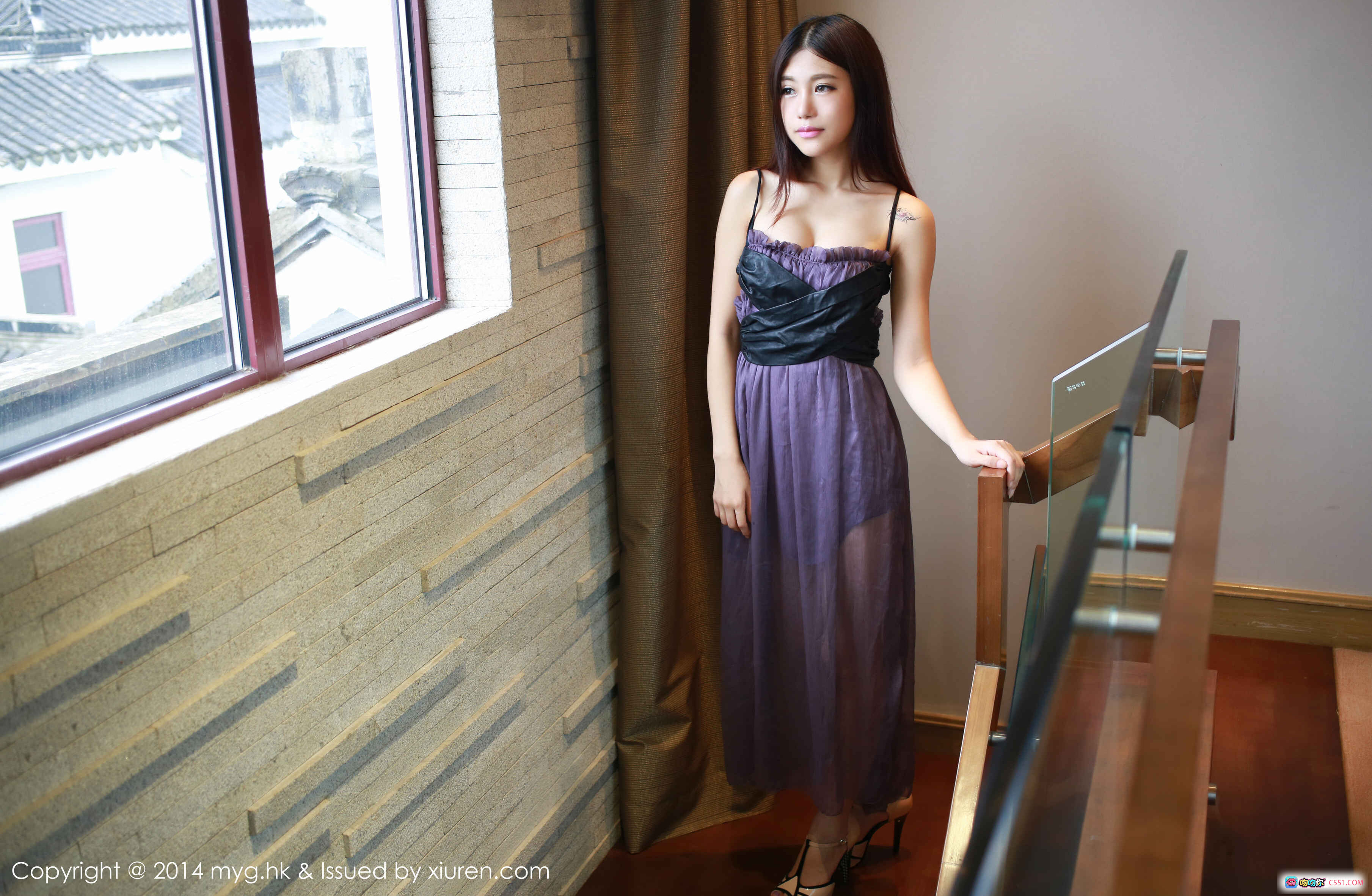 图片[5] - 绮里嘉ula古风园林写真｜清新花裙美女｜中式庭院拍照｜MyGirl美媛馆Vol.042 - 就要吻