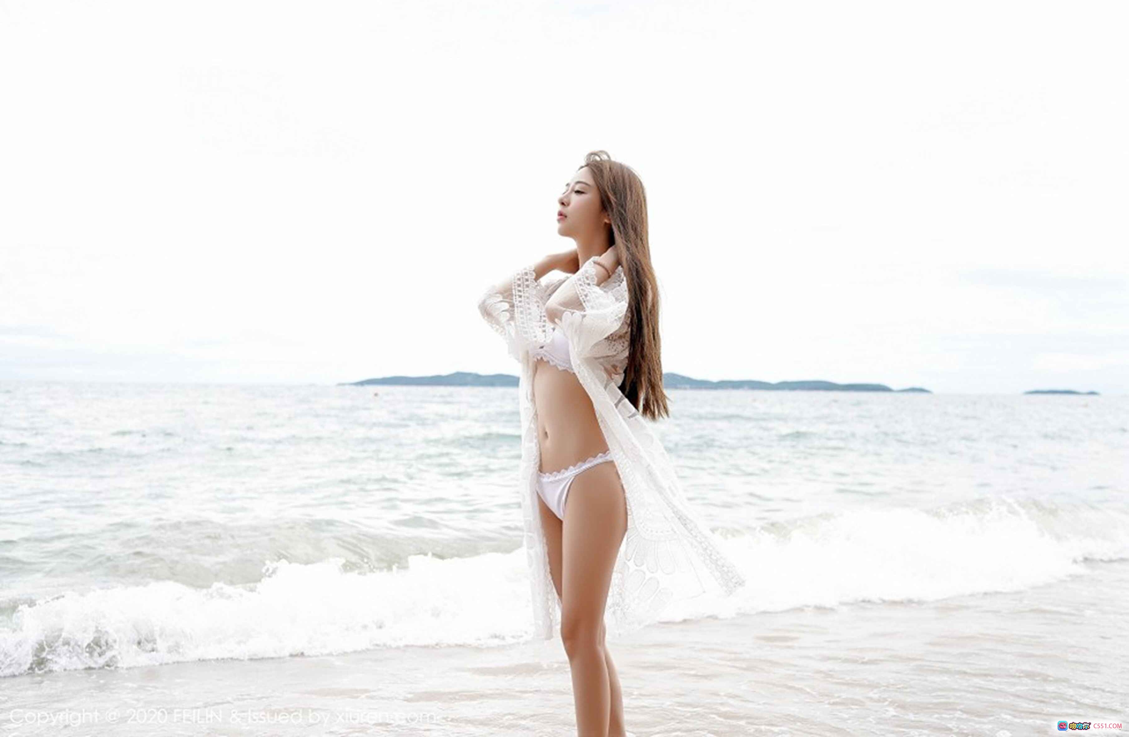 图片[3] - 粉色抹胸裙美女窗边写真 | 张静燕优雅气质私房照 | FEILIN Vol.234高清图集 - 就要吻