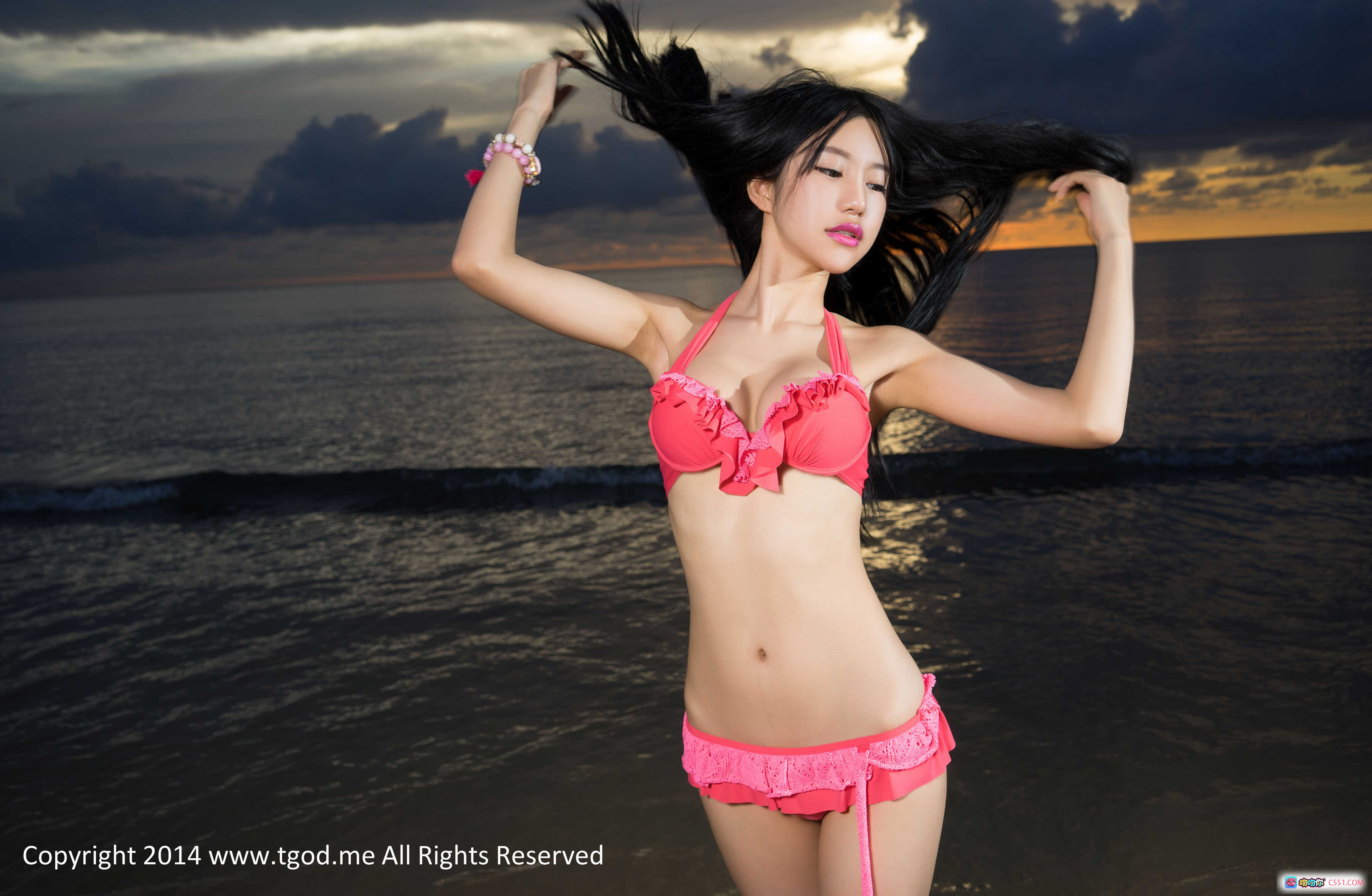 图片[9] - 沙滩仙子绮里嘉Ula沙巴旅拍比基尼白衬衫飘逸草帽蓝天碧海写真 - 就要吻