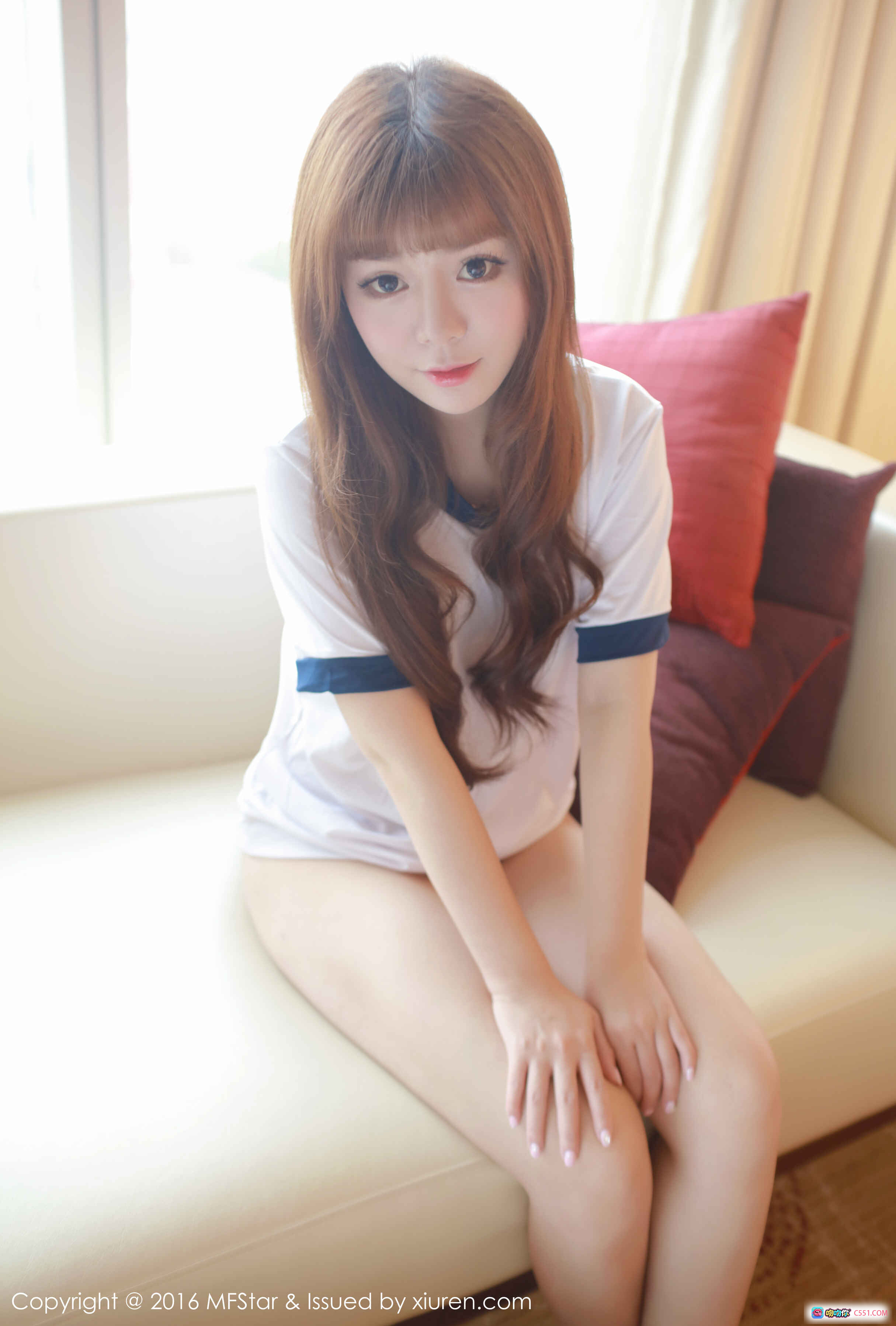 图片[8] - MFStar模范学院2016.11.28 Vol.079粉芭比VV甜美长发少女居家写真高清图集 - 就要吻