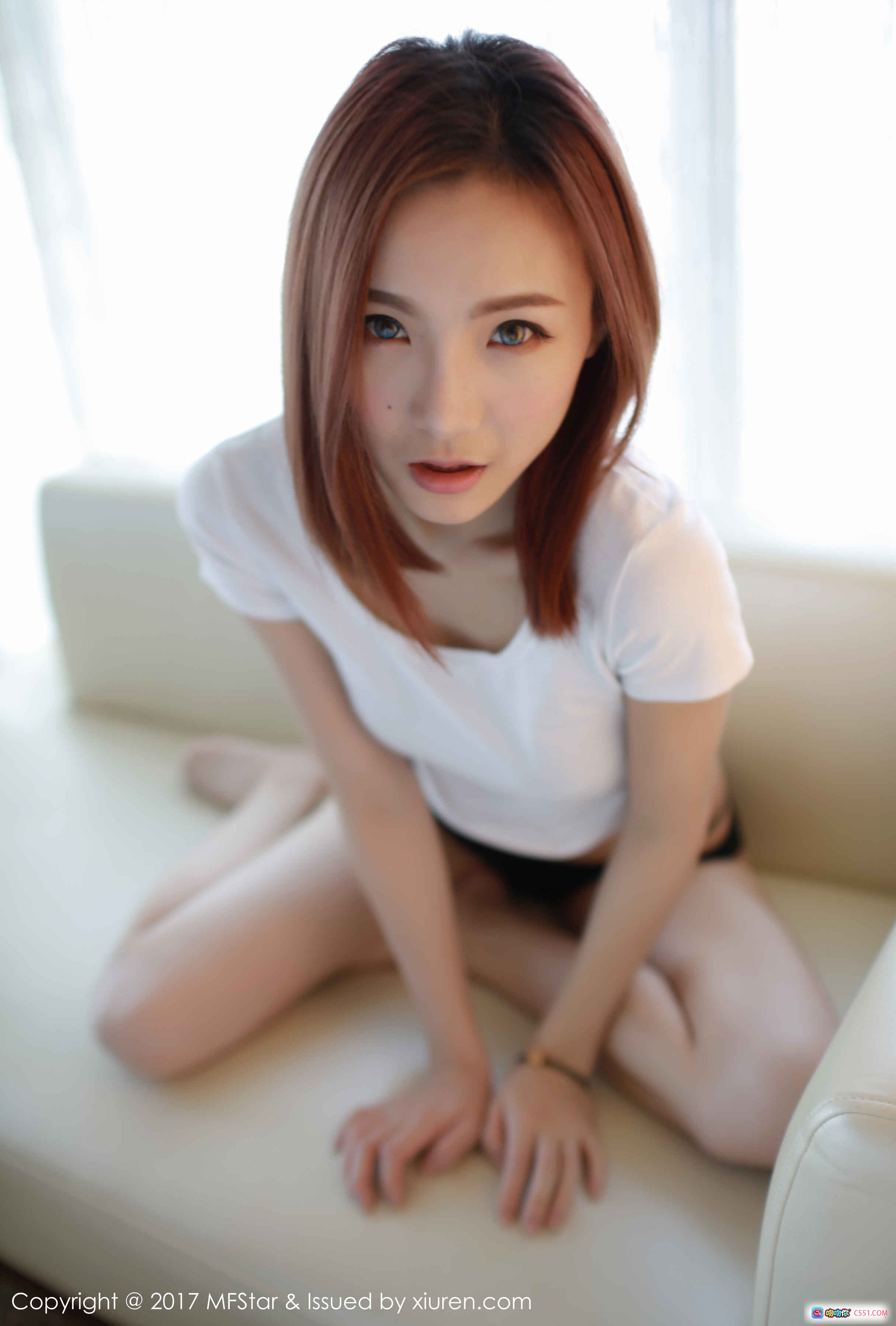 图片[2] - MFStar模范学院Hana妹白T黑蕾丝内衣写真 2017年8月22日Vol.104 52张高清美图 - 就要吻