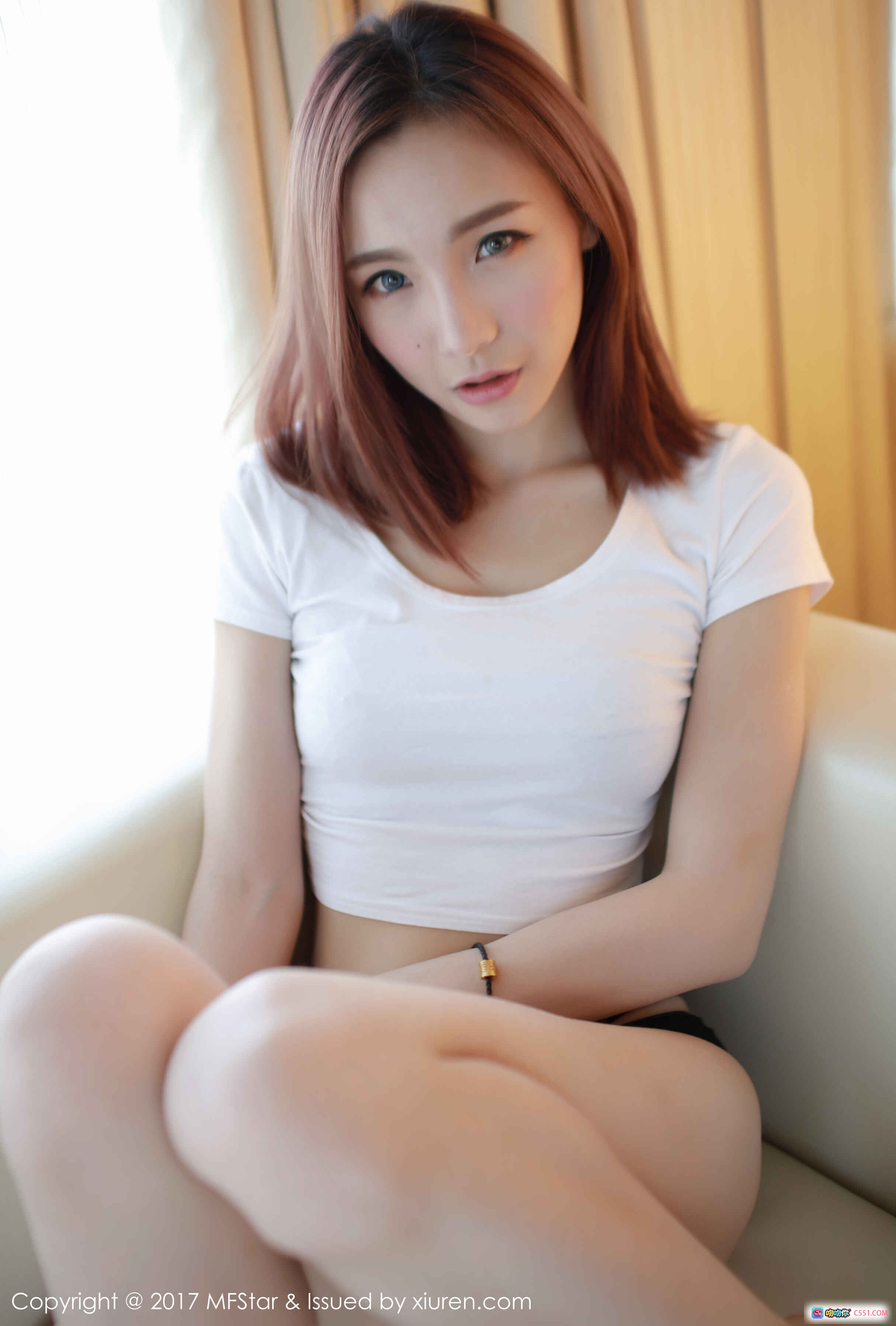 图片[4] - MFStar模范学院Hana妹白T黑蕾丝内衣写真 2017年8月22日Vol.104 52张高清美图 - 就要吻