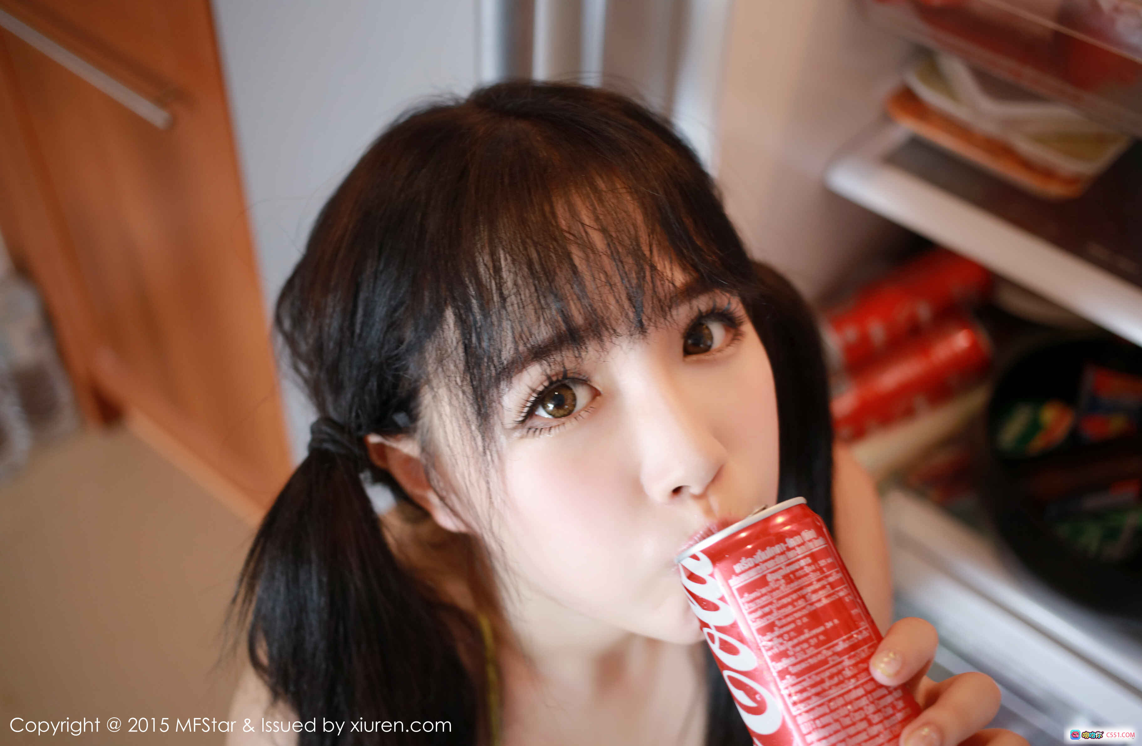 图片[3] - 徐cake苏梅旅拍写真 | MFStar模范学院Vol.036白色女仆装双马尾少女床照清新性感私房美图 - 就要吻