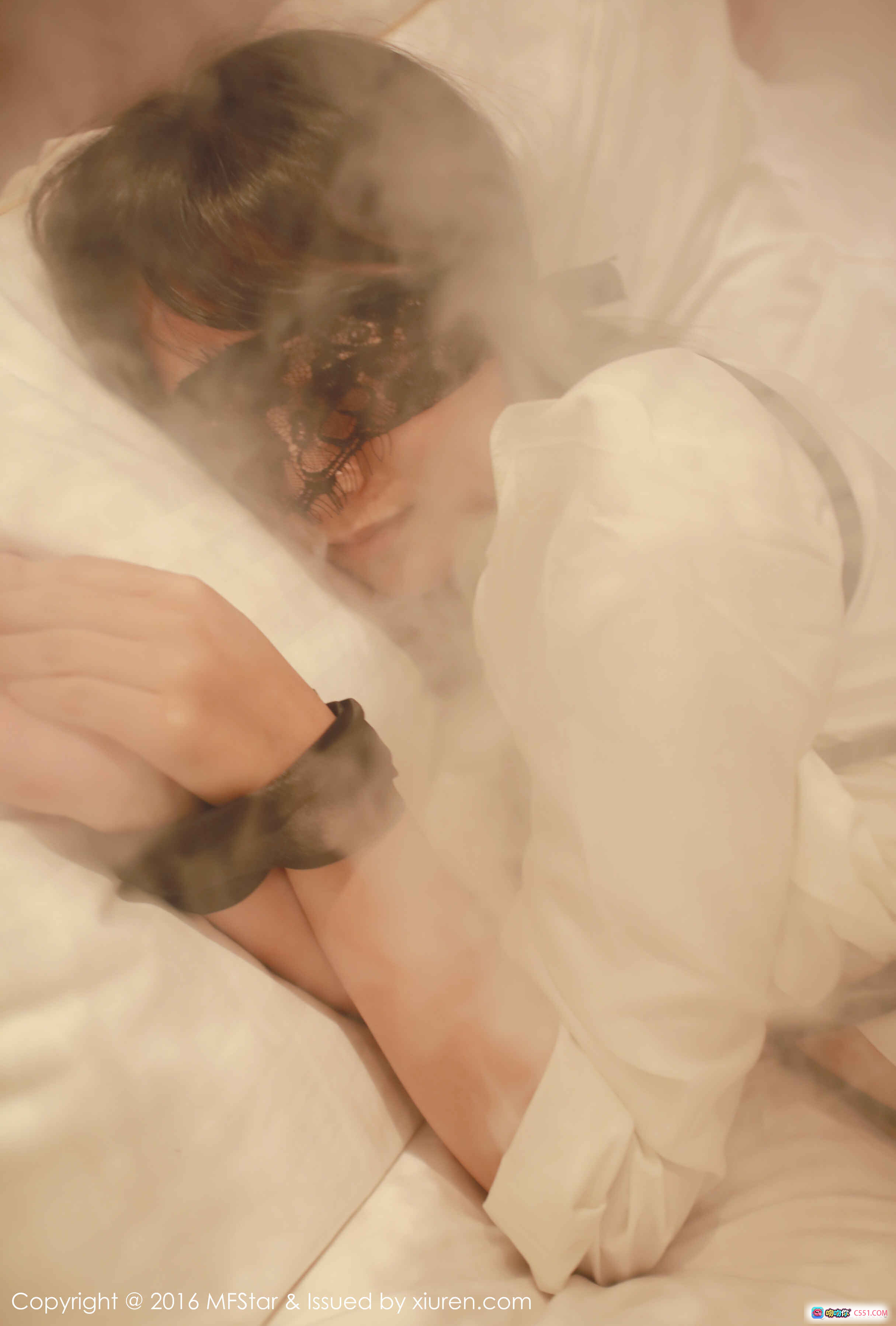 图片[9] - MFStar模范学院2016.10.21 Vol.074 猩一 白衬衫黑网衣蒙眼写真 40+张高清私房美图 - 就要吻