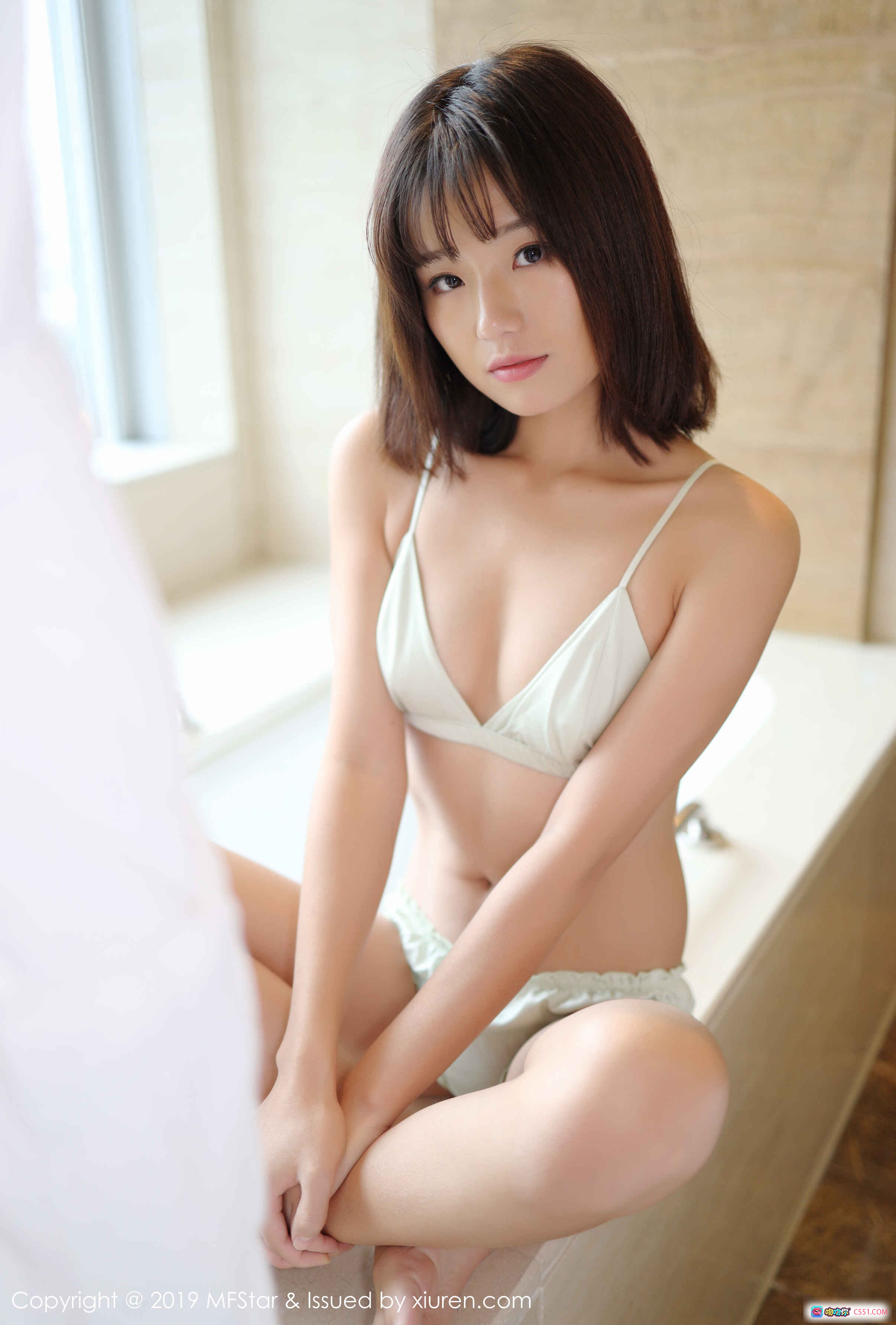 图片[5] - MFStar模范学院2019.11.13 Vol.229 Baileys香儿 白色内衣写真 清纯短发少女 浴室私房美拍 甜美性感风格 - 就要吻