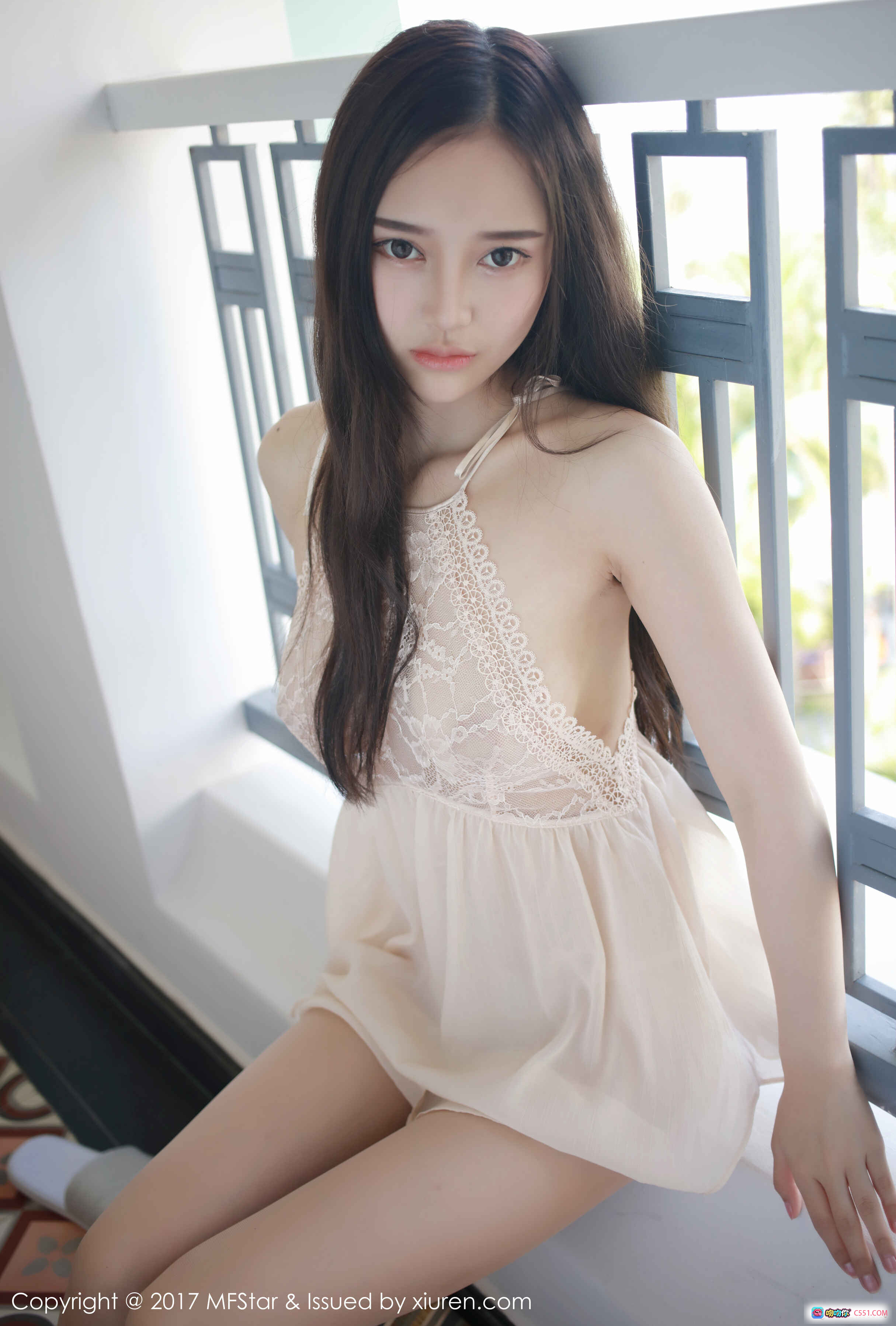 图片[8] - 唐琪儿MFStar模范学院2017.07.25 Vol.101蕾丝吊带睡衣私房写真高清美图 - 就要吻