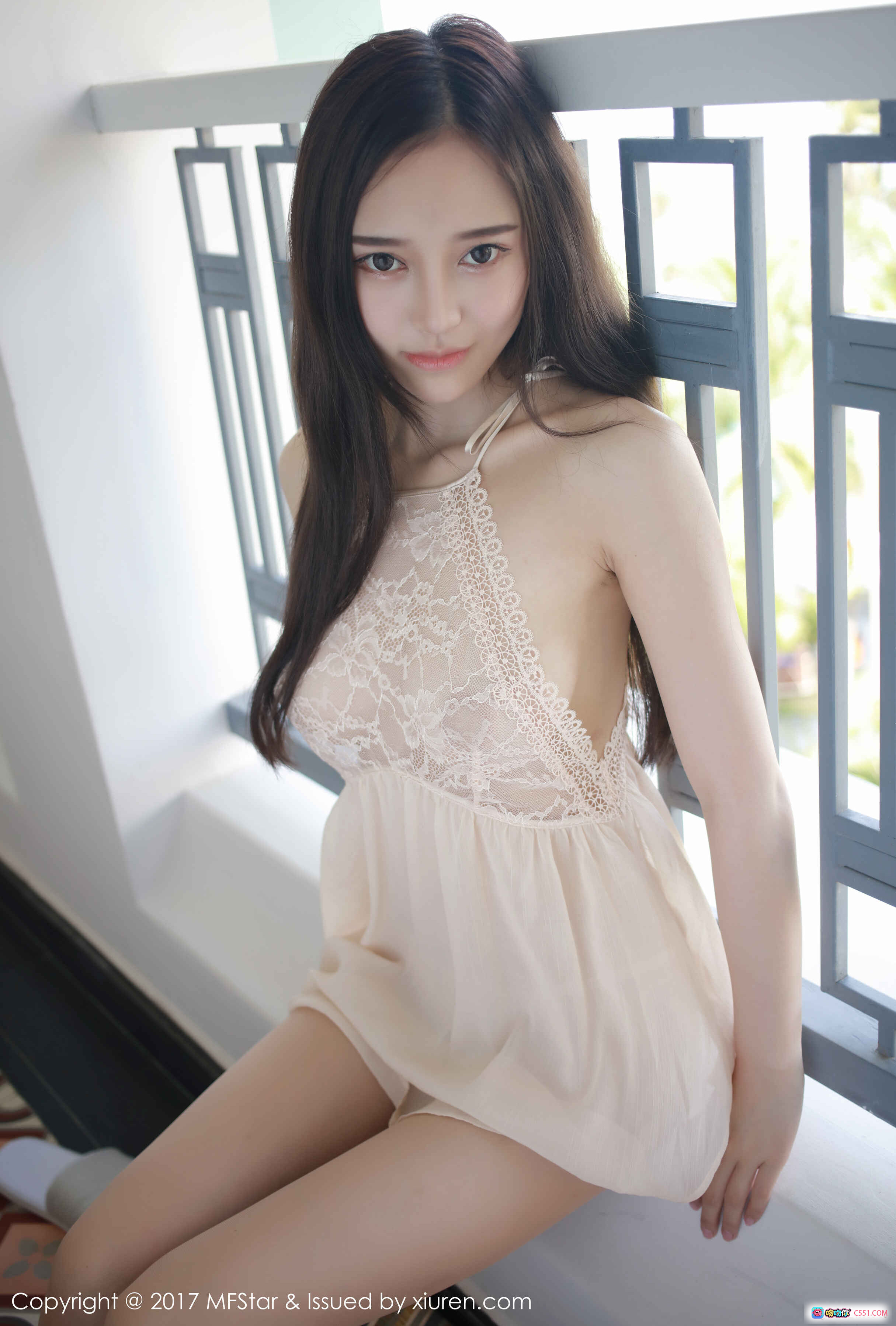 图片[1] - 唐琪儿MFStar模范学院2017.07.25 Vol.101蕾丝吊带睡衣私房写真高清美图 - 就要吻