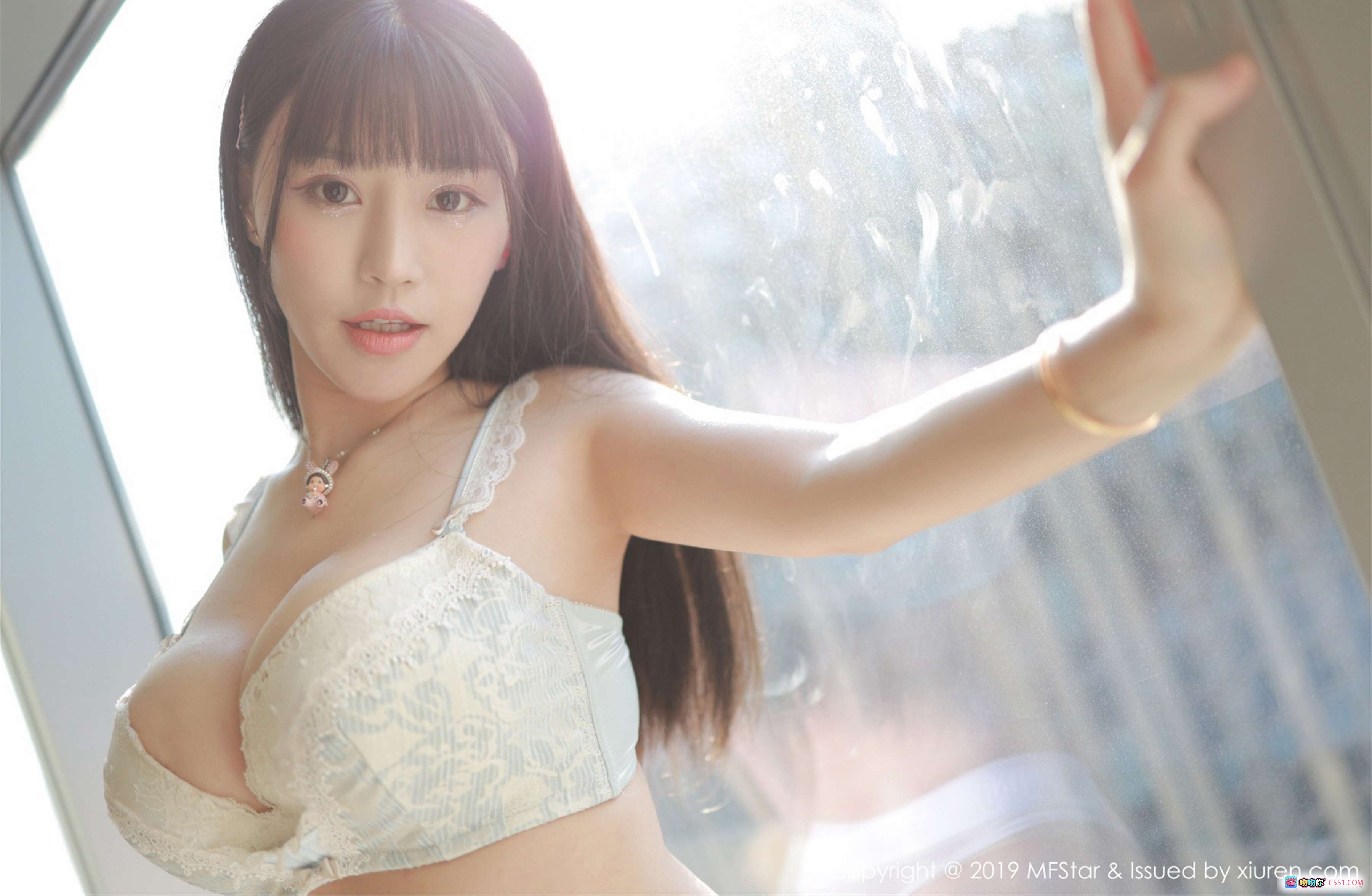 图片[3] - MFStar模范学院朱可儿2019.08.06 Vol.206 白色蕾丝内衣写真 窗边性感私房美图 50+张高清图集 - 就要吻