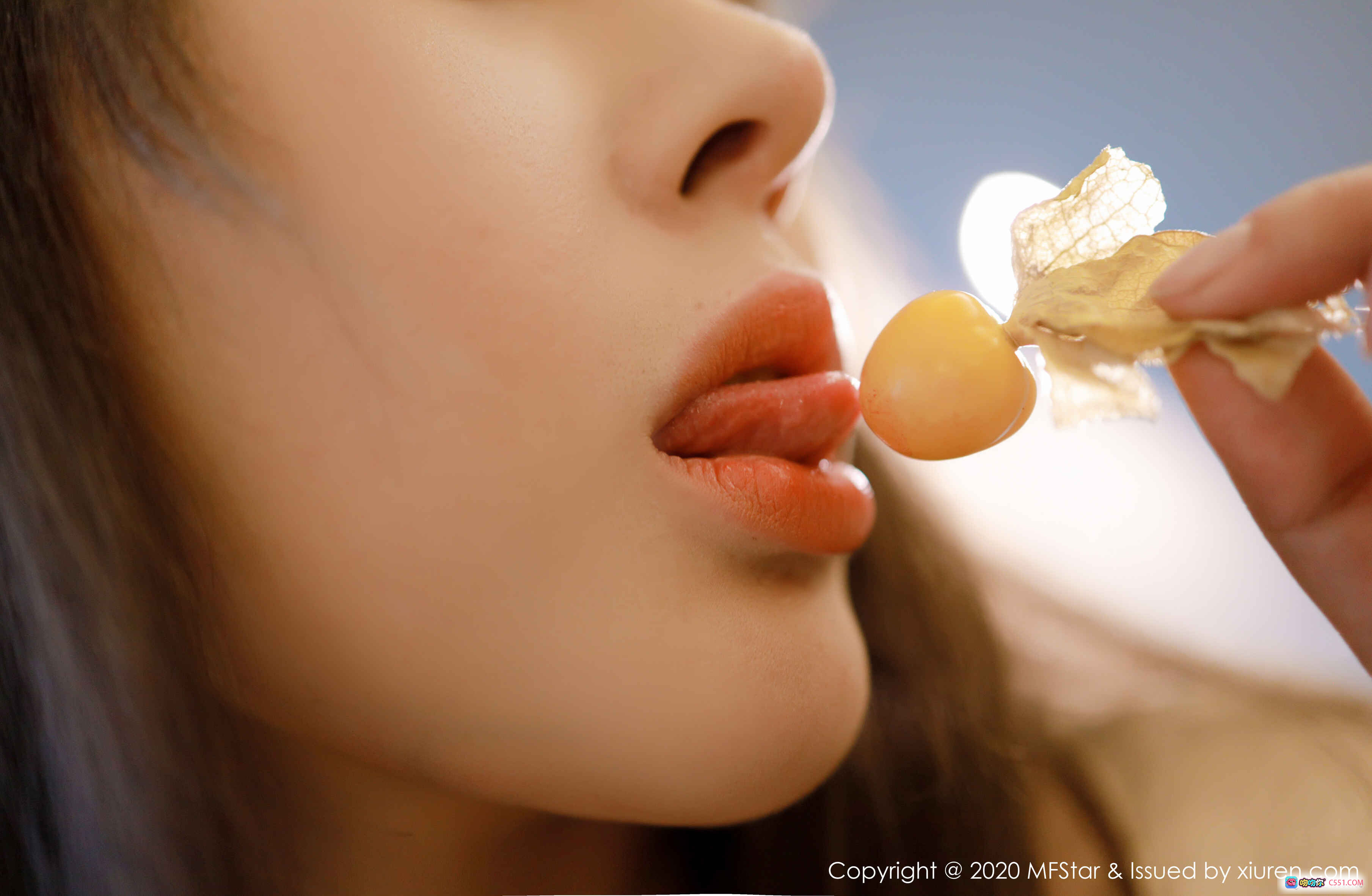 图片[3] - 艾莉Evelyn MFStar模范学院2020.03.10 Vol.284 甜美长发樱桃装饰露肩上衣室内写真63P高清图集 - 就要吻