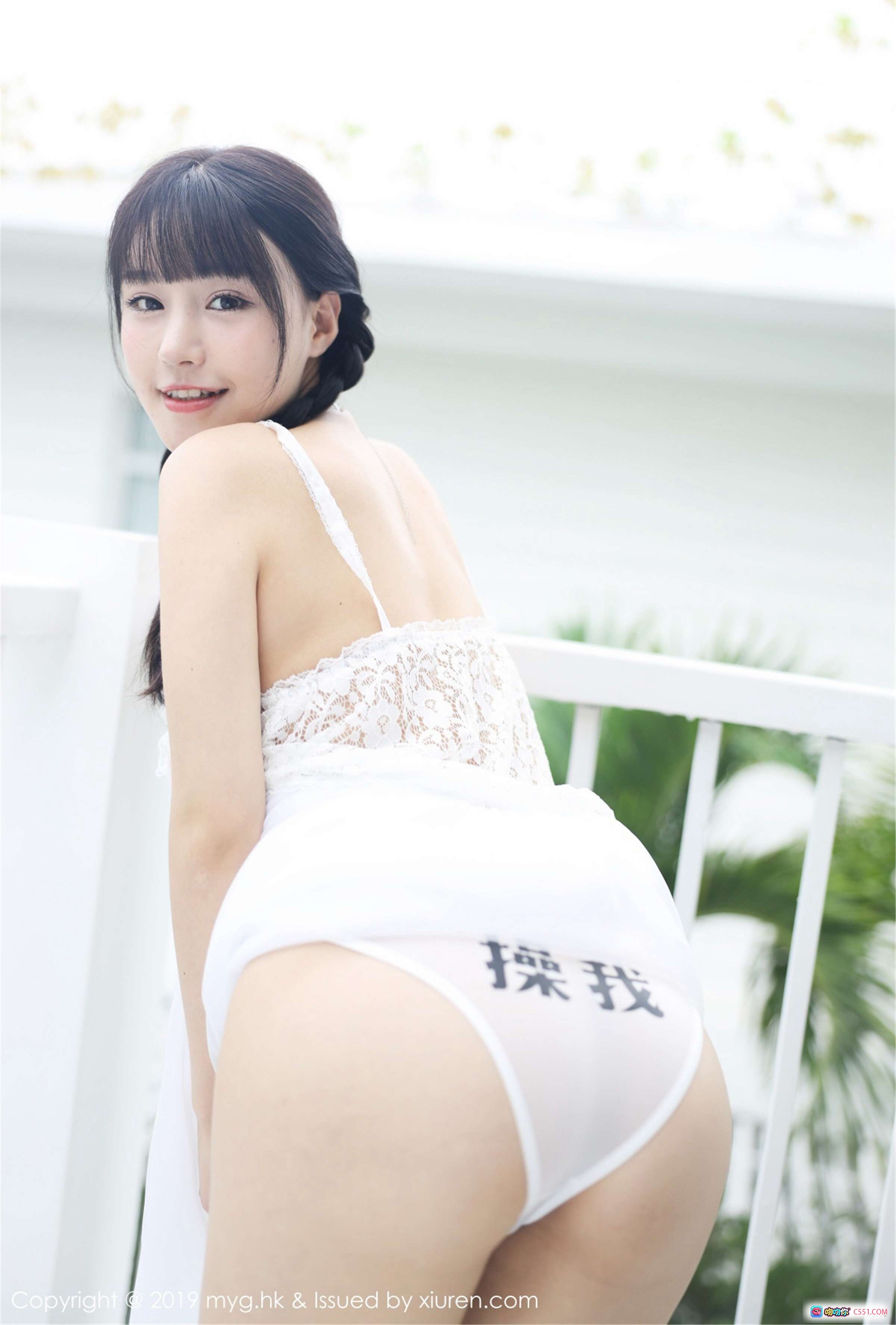 图片[7] - MyGirl美媛馆朱可儿白色蕾丝内衣写真 Vol.360 花朵主题清新性感私房照 2019年6月6日发布 - 就要吻