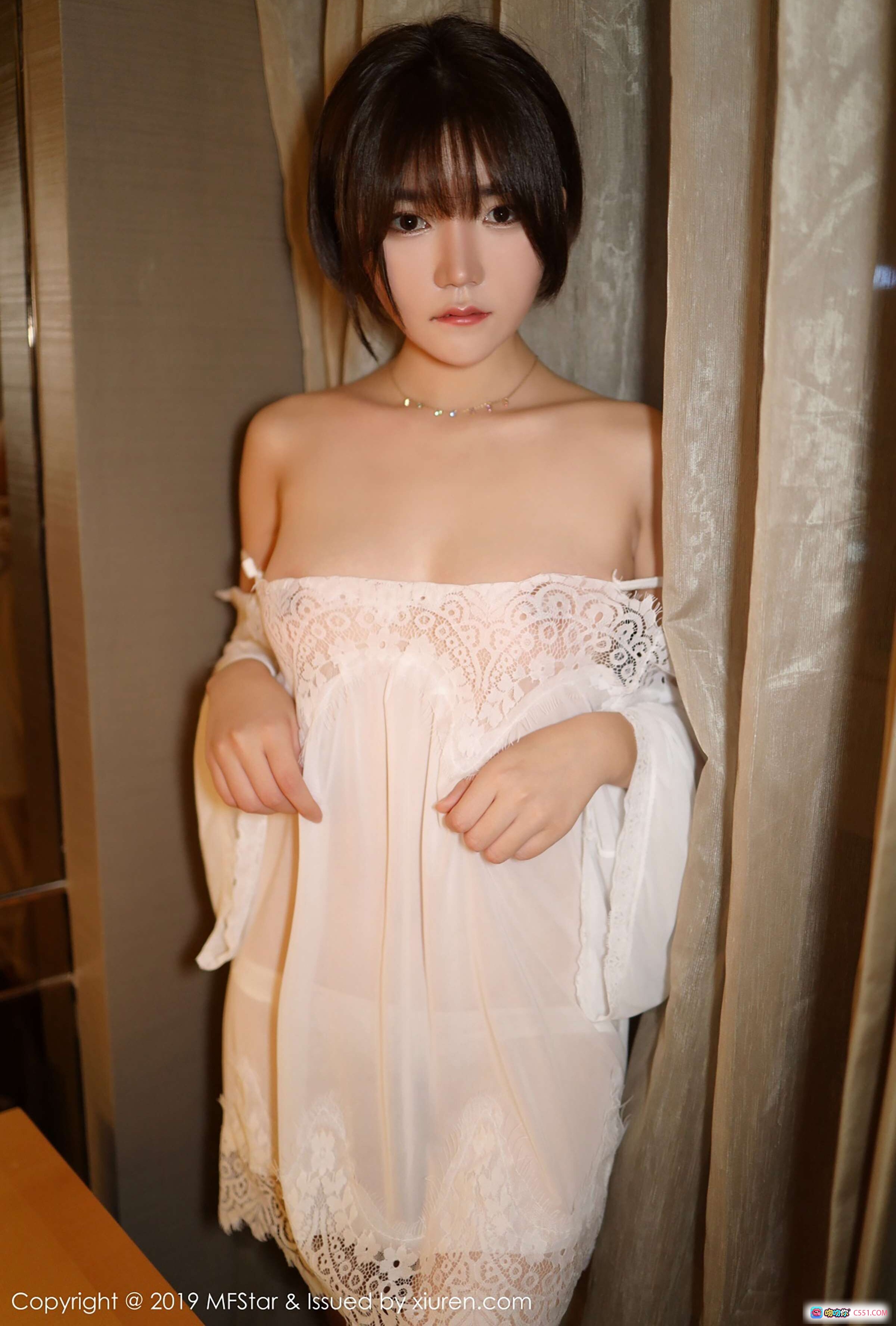 图片[7] - MFStar模范学院2019.04.01 Vol.183 blueblue77 白色蕾丝内衣性感写真 美女私房照高清图集 - 就要吻