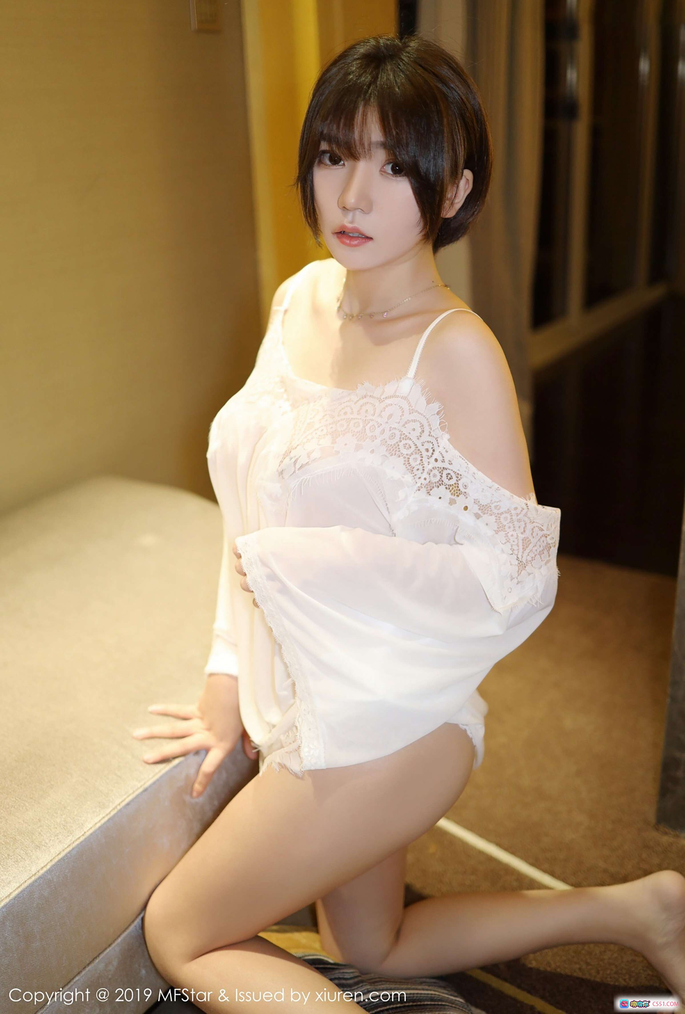图片[9] - MFStar模范学院2019.04.01 Vol.183 blueblue77 白色蕾丝内衣性感写真 美女私房照高清图集 - 就要吻