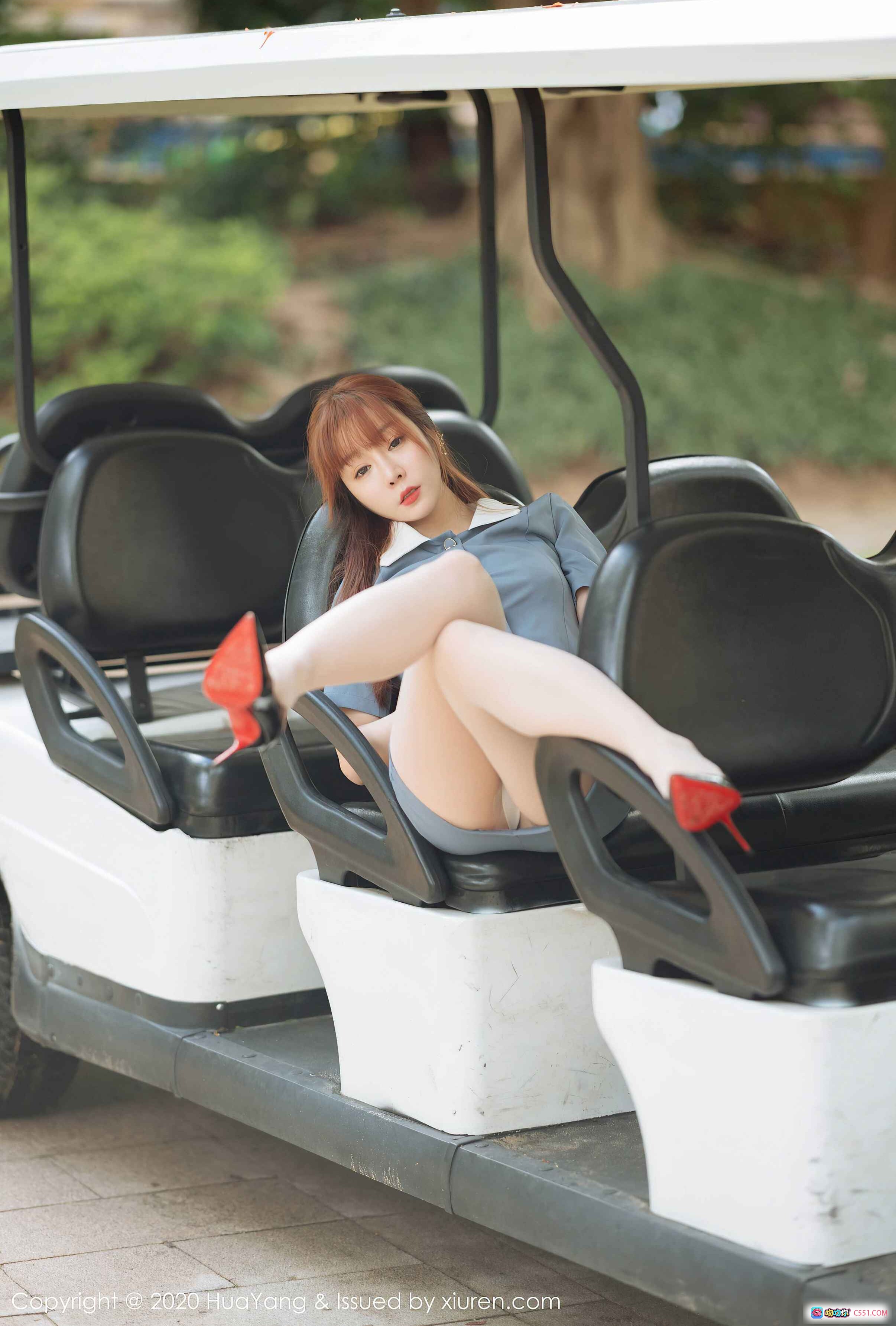 图片[8] - 王雨纯HuaYang花漾2020.07.17 Vol.257 蓝色制服丝袜美腿写真 87张高清图集 - 就要吻