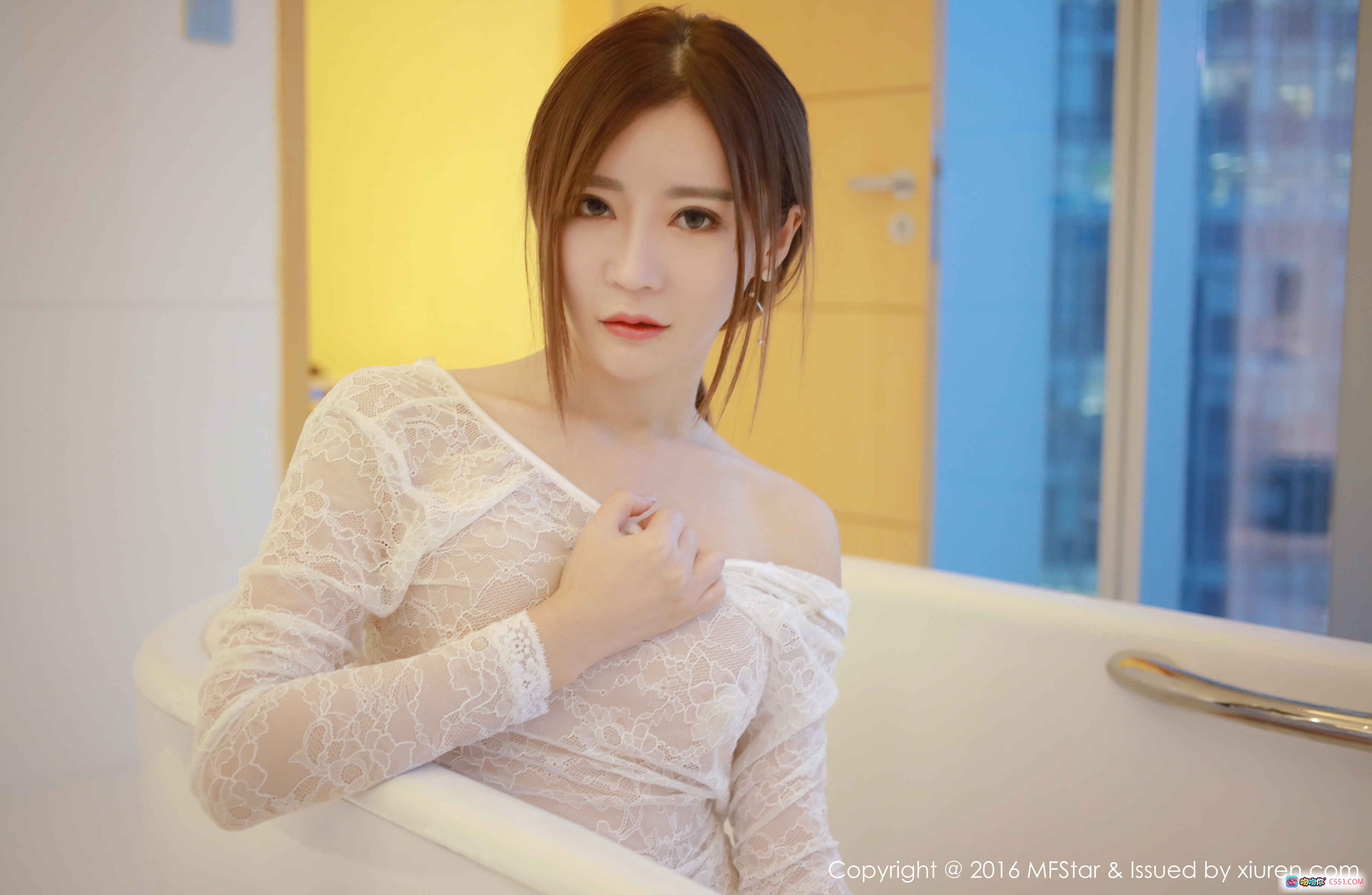 图片[4] - MFStar模范学院佟蔓baby性感黑吊带内衣写真 2016年11月22日Vol.077 53P高清美图 - 就要吻