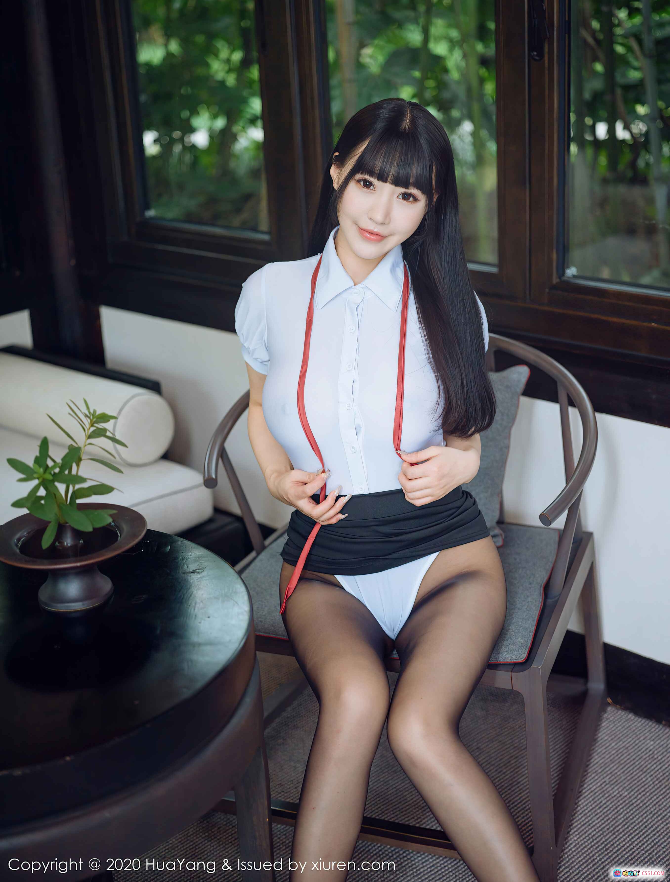 图片[6] - 朱可儿Flower花漾VOL.318制服黑丝美腿写真｜2020年11月11日高清摄影集 - 就要吻