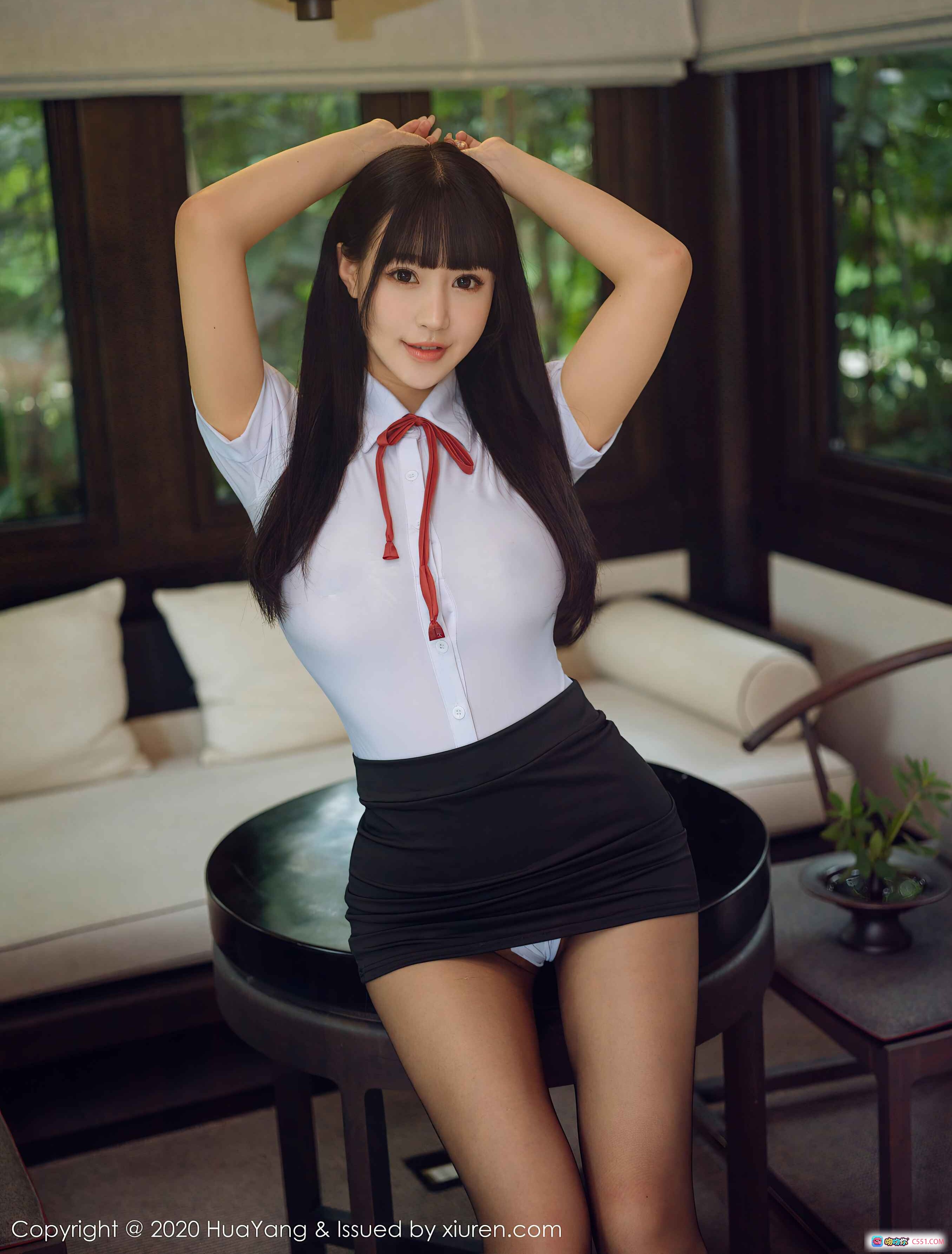 图片[7] - 朱可儿Flower花漾VOL.318制服黑丝美腿写真｜2020年11月11日高清摄影集 - 就要吻