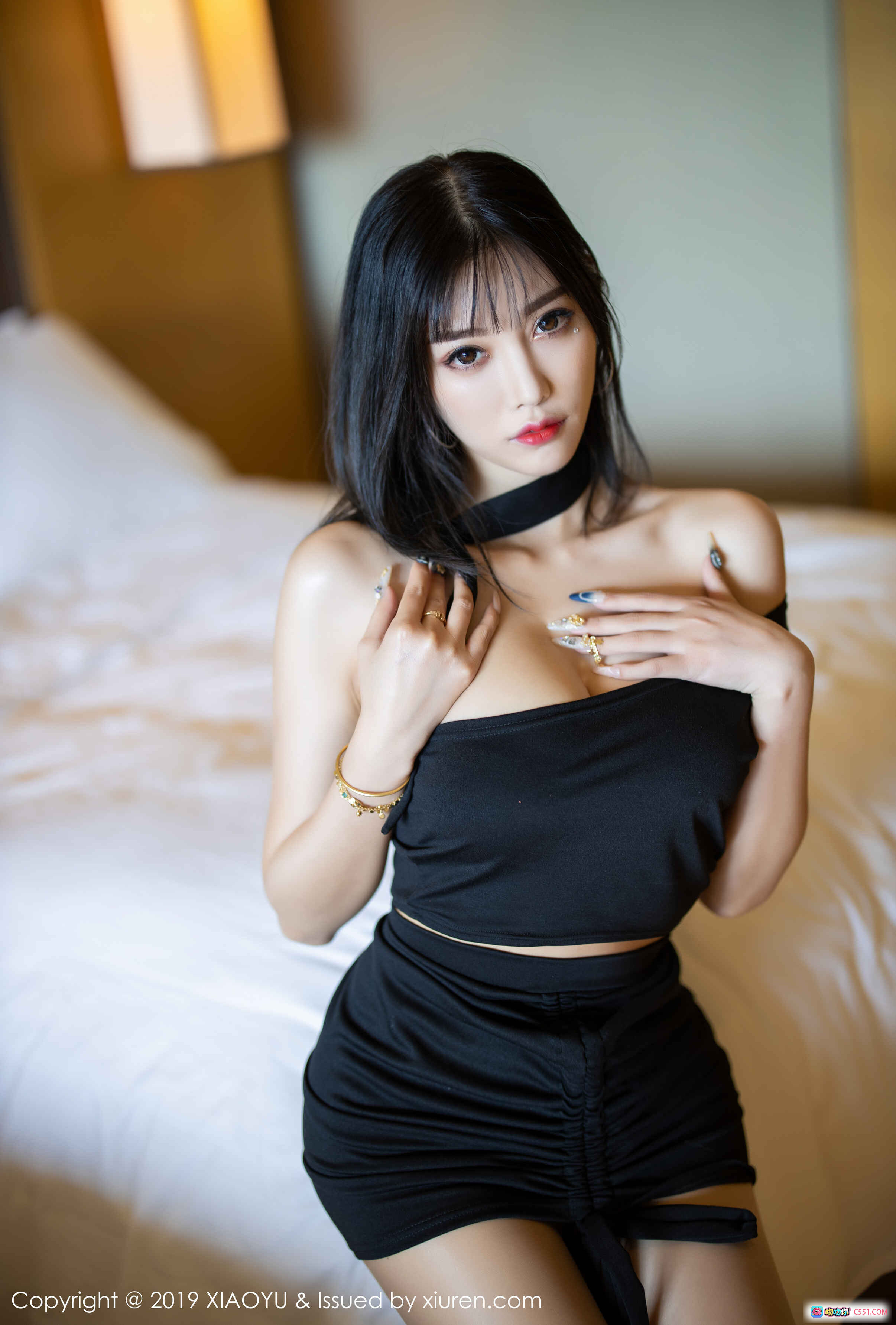 图片[5] - 杨晨晨Sugar黑裙高跟美腿写真 | XIAOYU语画界2019.08.16 VOL.134室内性感优雅大片 - 就要吻