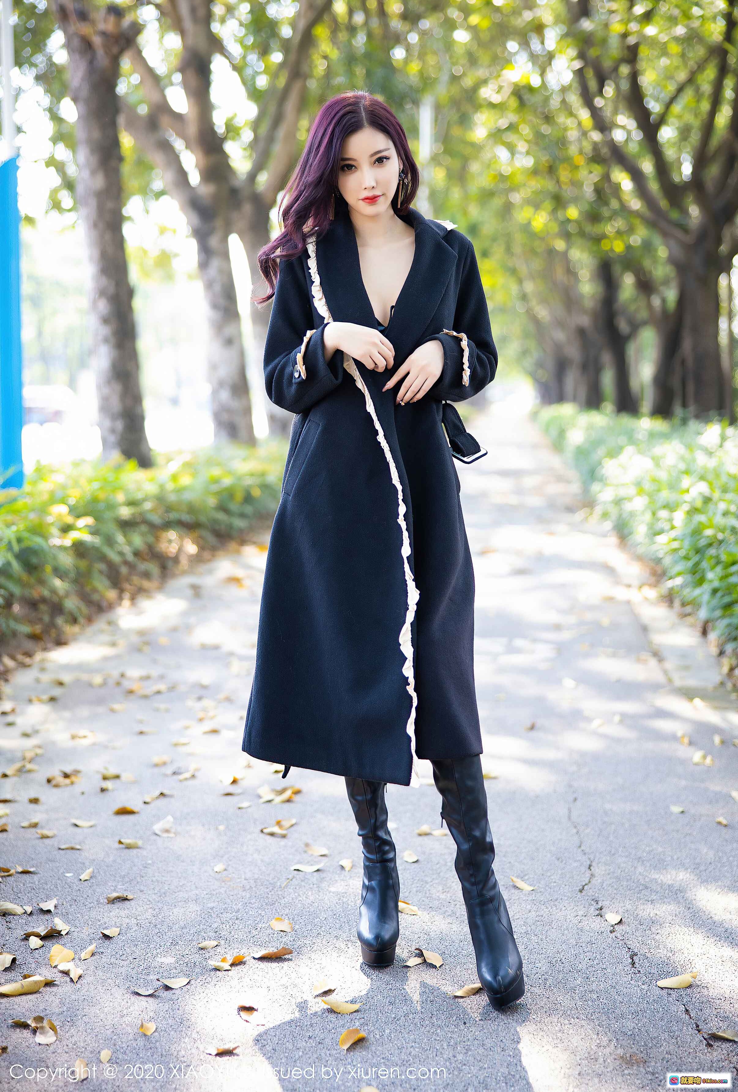 图片[5] - 杨晨晨Sugar车内黑丝美腿写真 | XIAOYU语画界Vol.338 2020高清私房摄影 - 就要吻