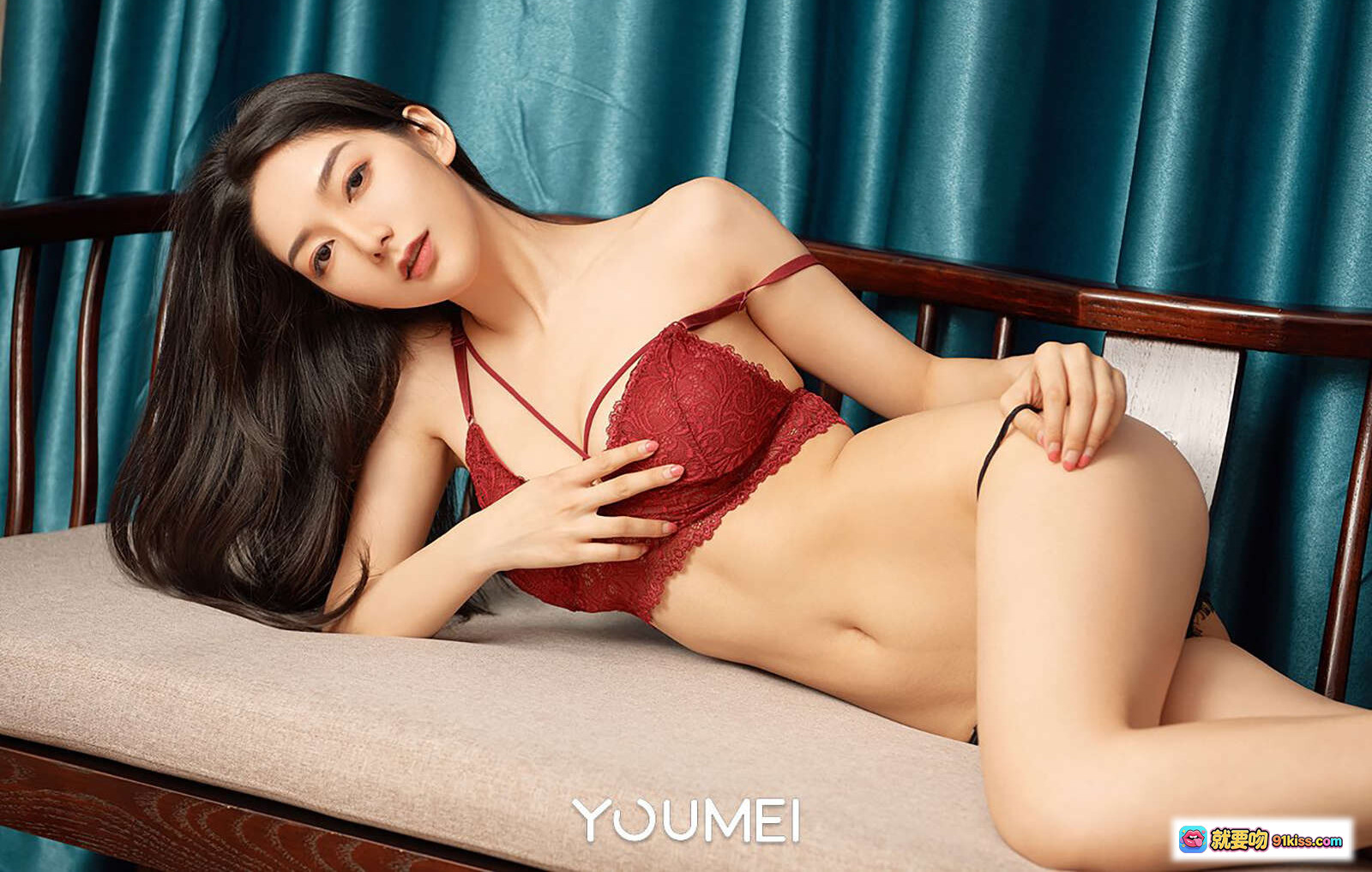 图片[5] - YouMei尤美2018.11.11 VOL.079红粉佳人小热巴性感蕾丝内衣写真25图36.6M - 就要吻